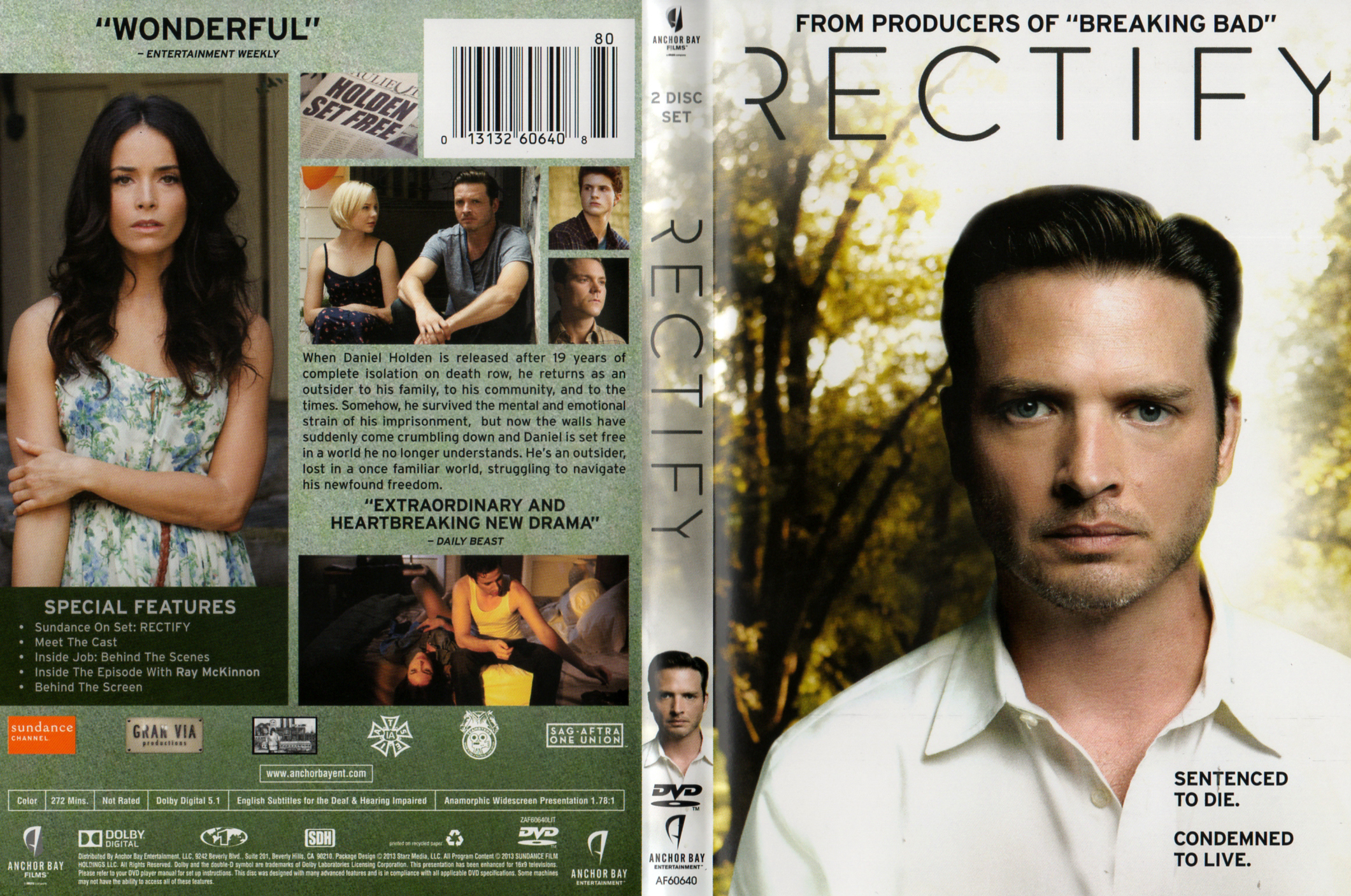 Jaquette DVD Rectify Saison 1 Zone 1