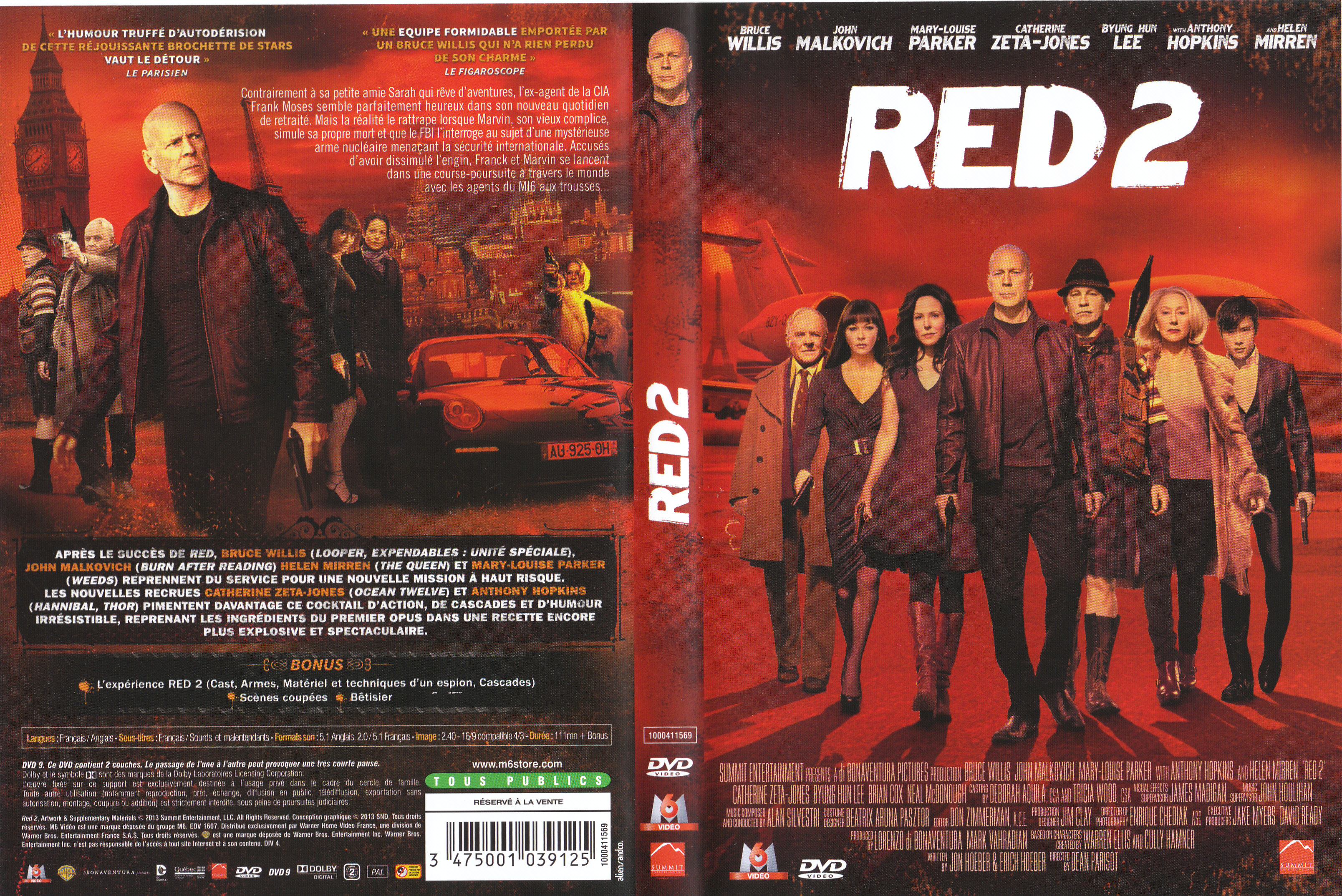 Jaquette DVD Red 2