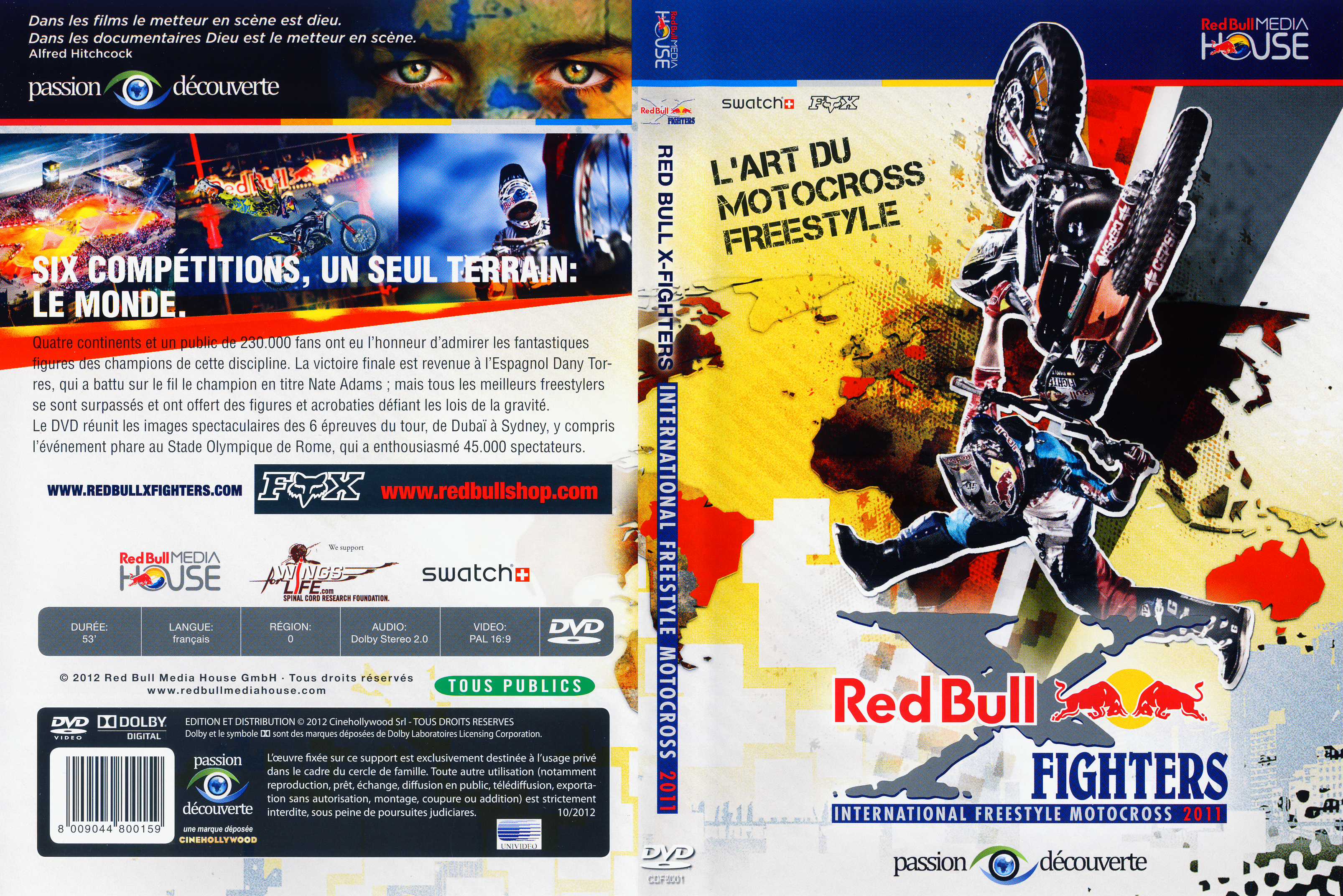 Jaquette DVD Red Bull Fighters International Freestyle Motocross 2011