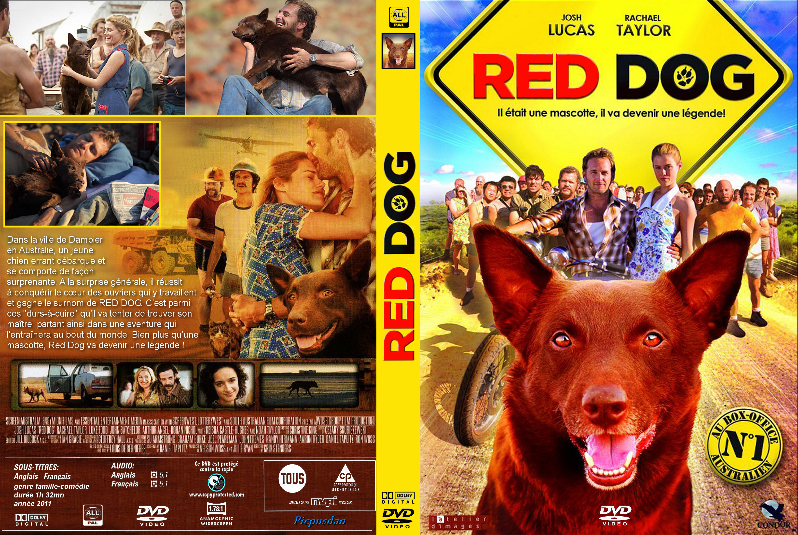 Jaquette DVD Red Dog custom