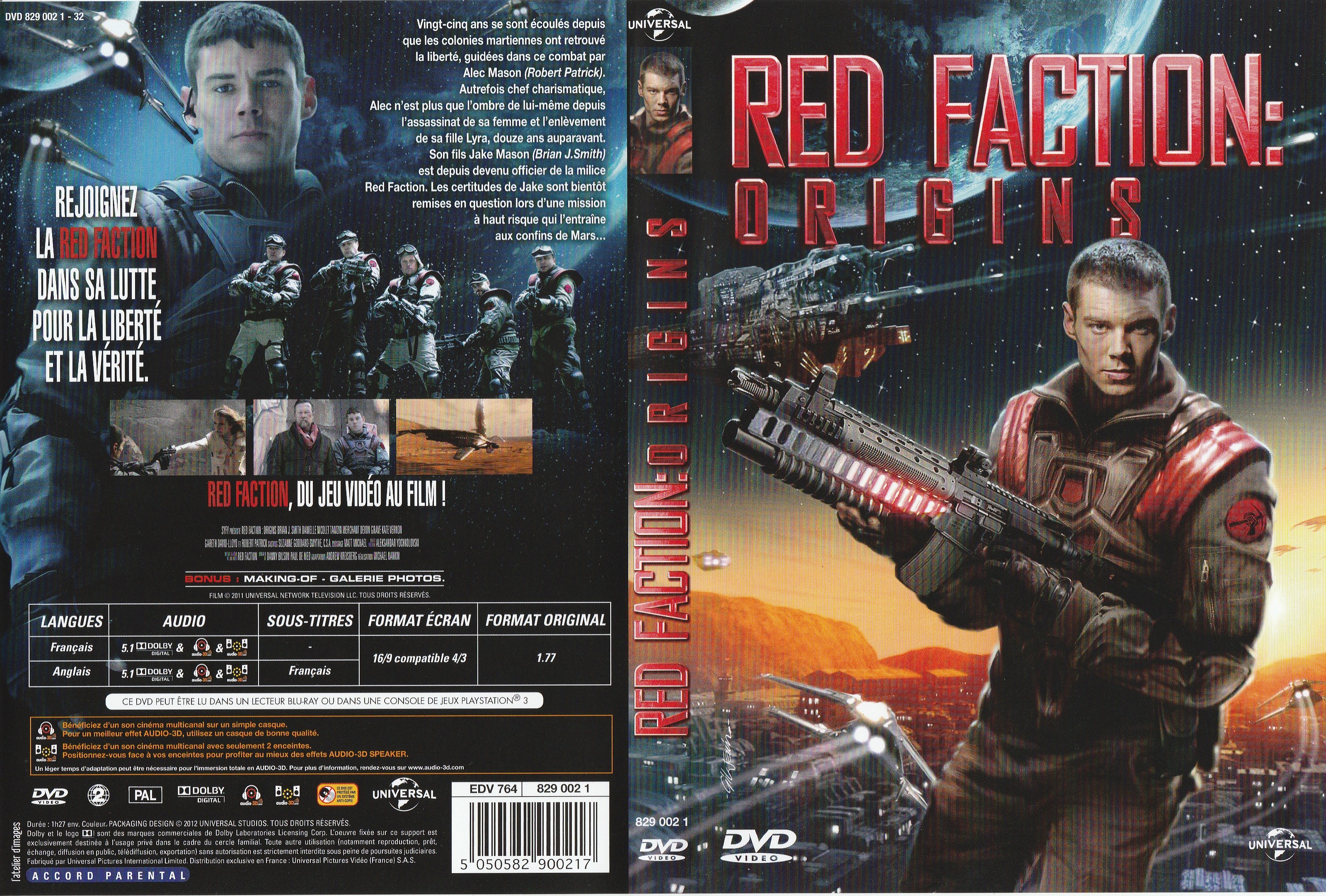 Jaquette DVD Red Faction: Origins