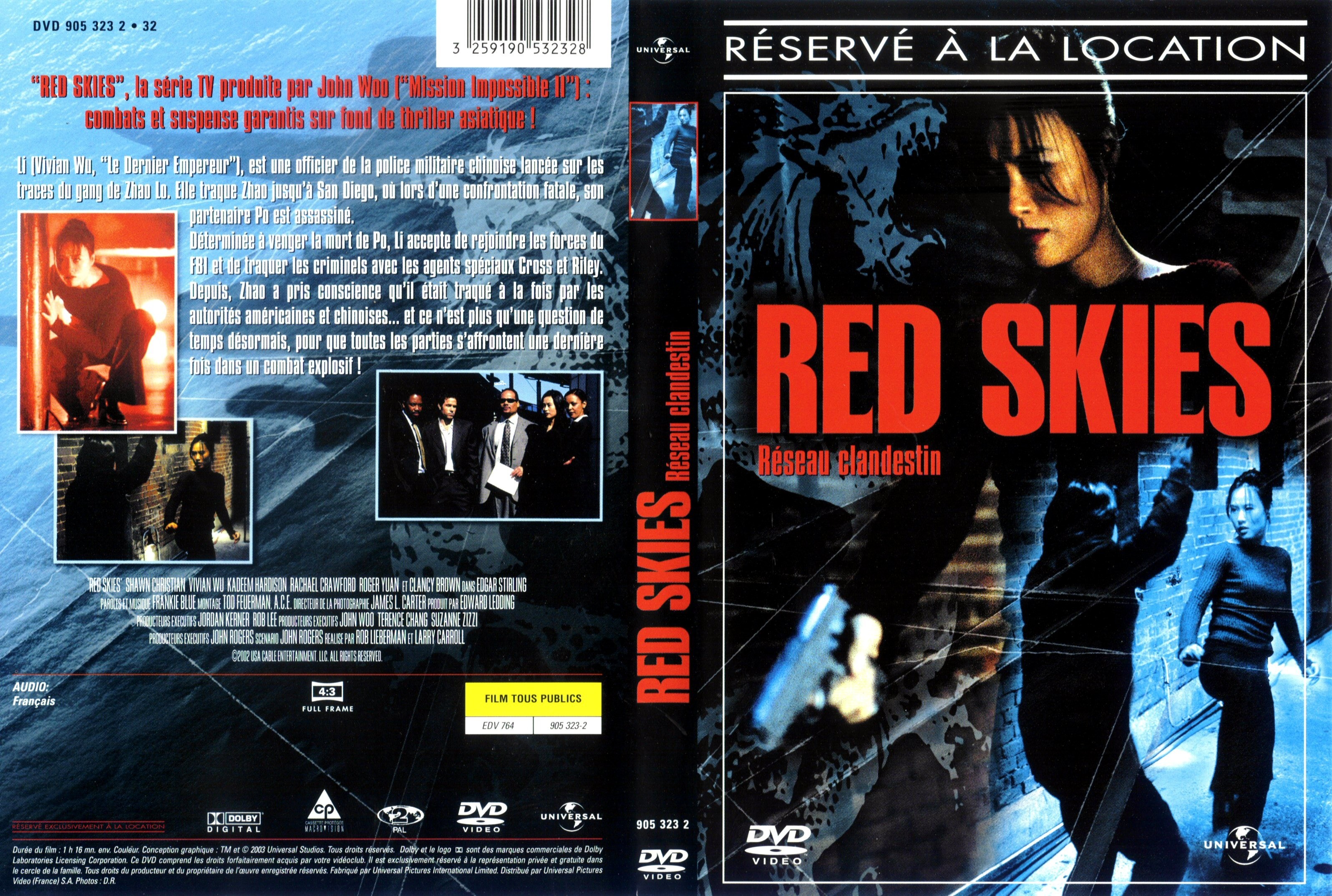 Jaquette DVD Red Skies