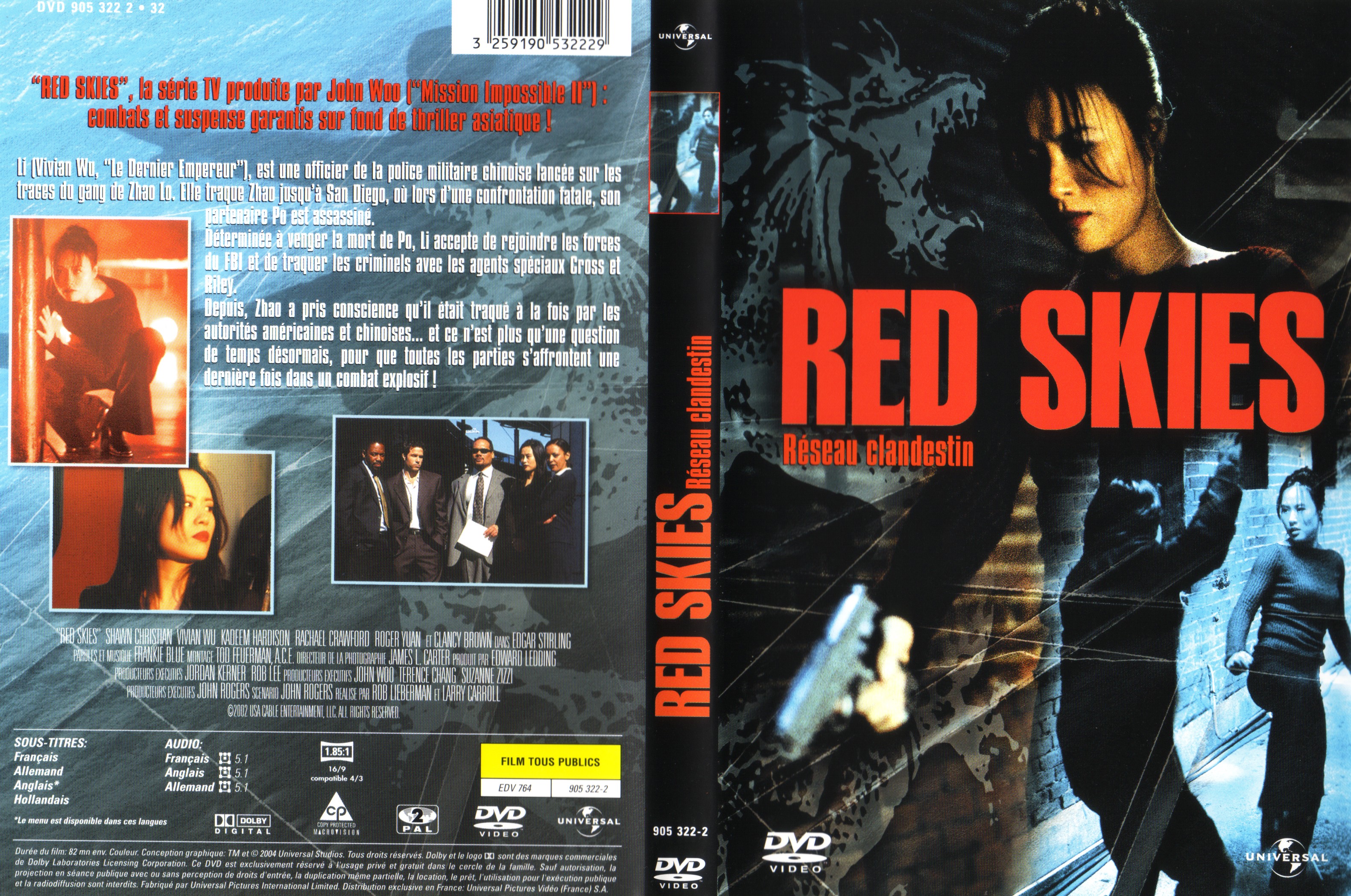 Jaquette DVD Red Skies v2