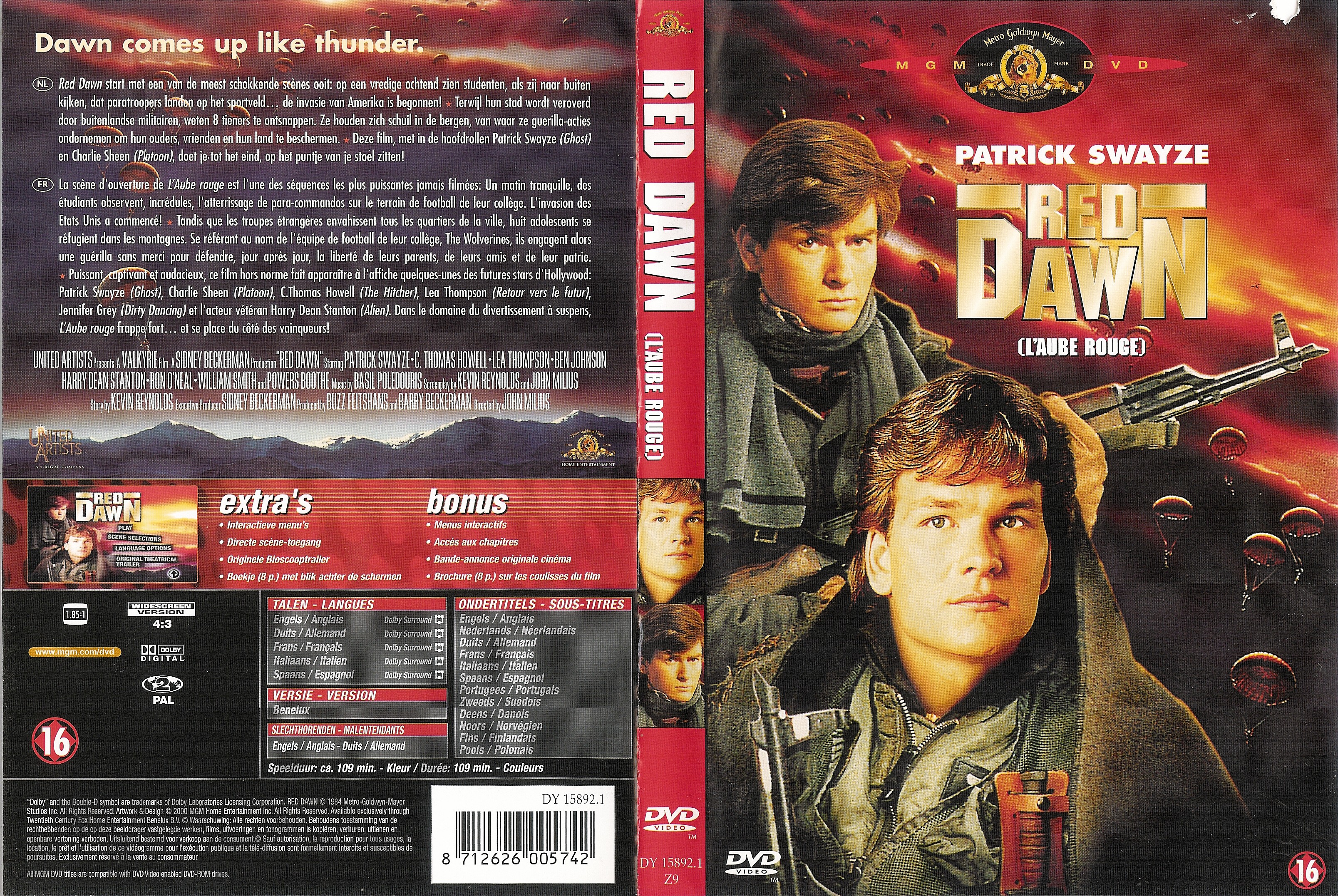 Jaquette DVD Red dawn