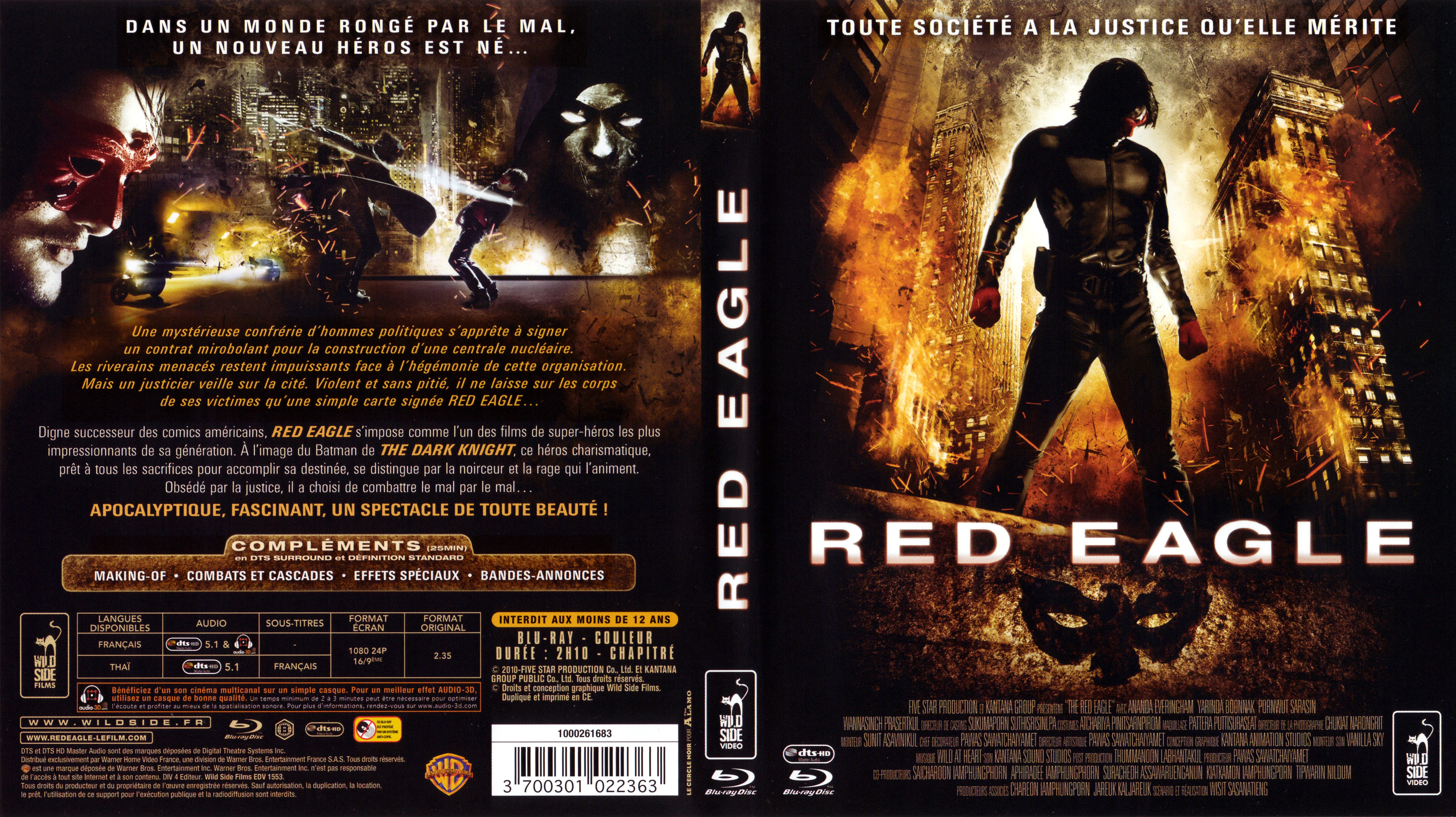 Jaquette DVD Red eagle (BLU-RAY) v2