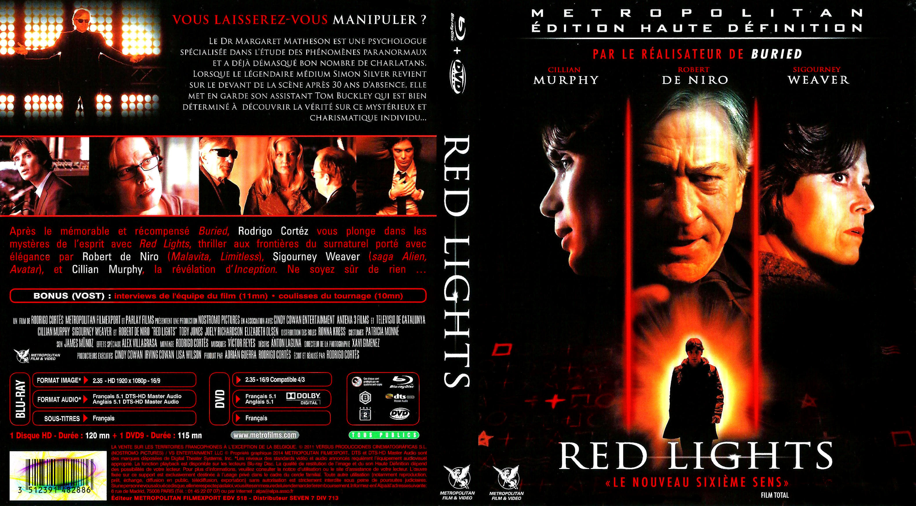 Jaquette DVD Red lights (BLU-RAY)