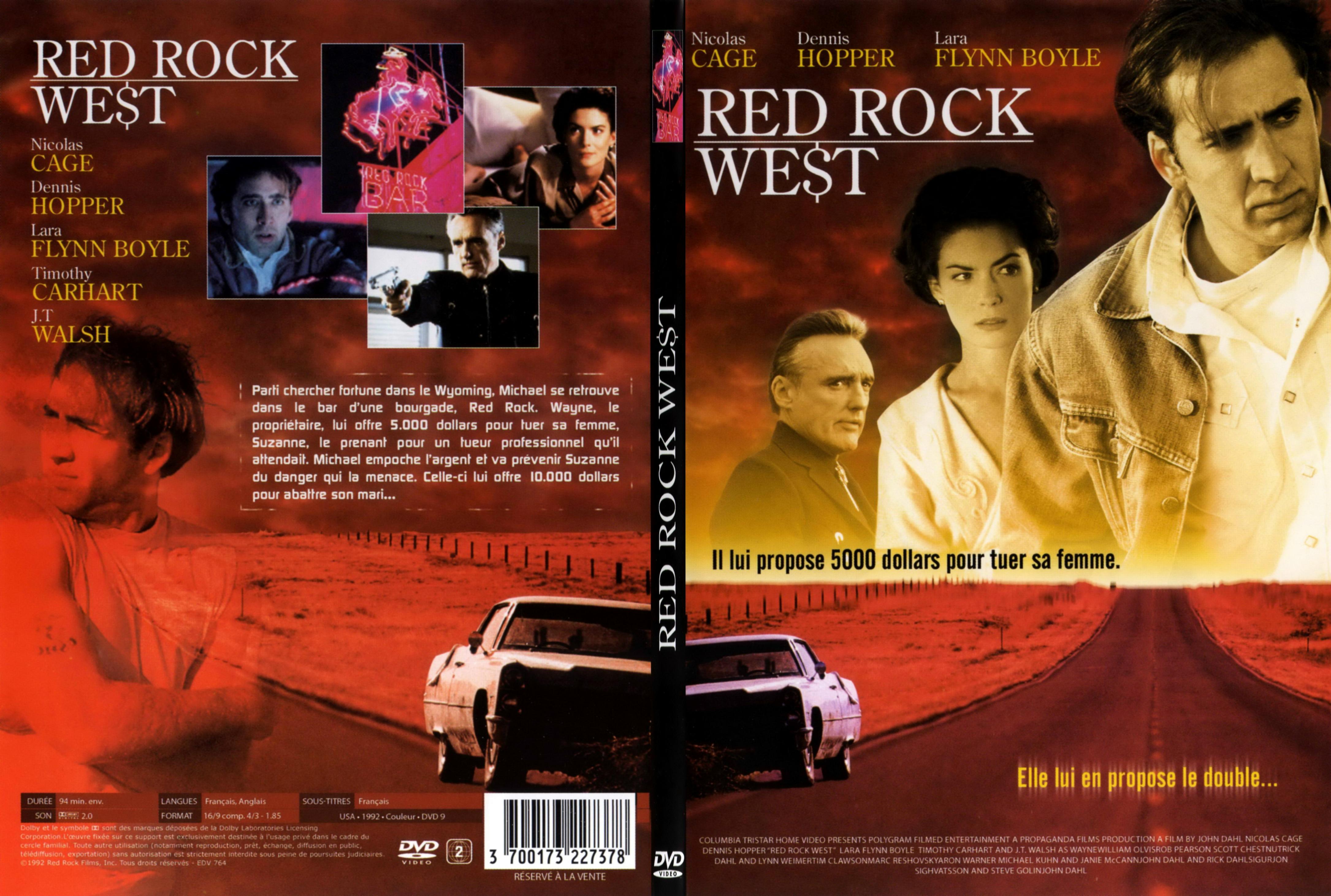 Jaquette DVD Red rock west - SLIM