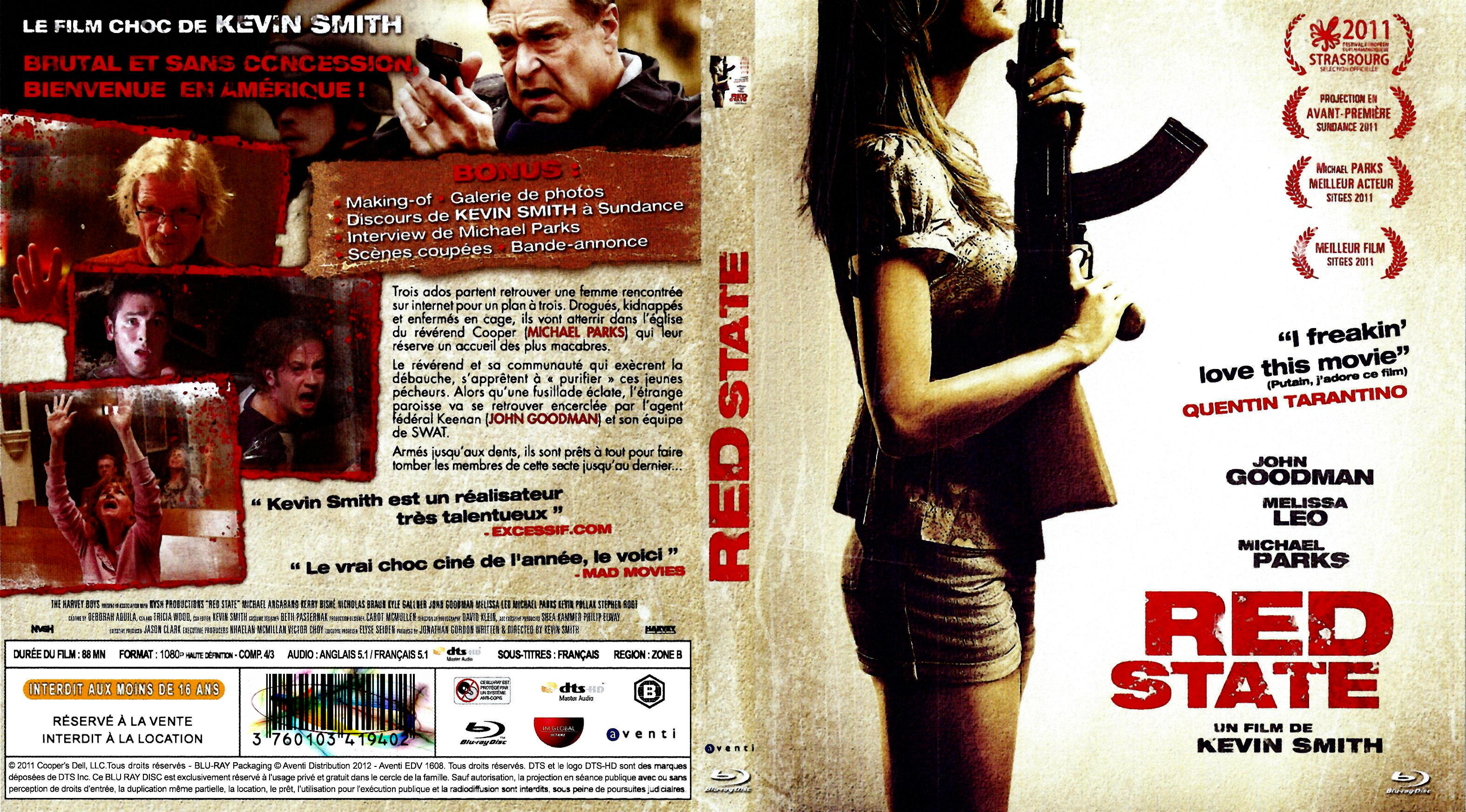Jaquette DVD Red state (BLU-RAY)