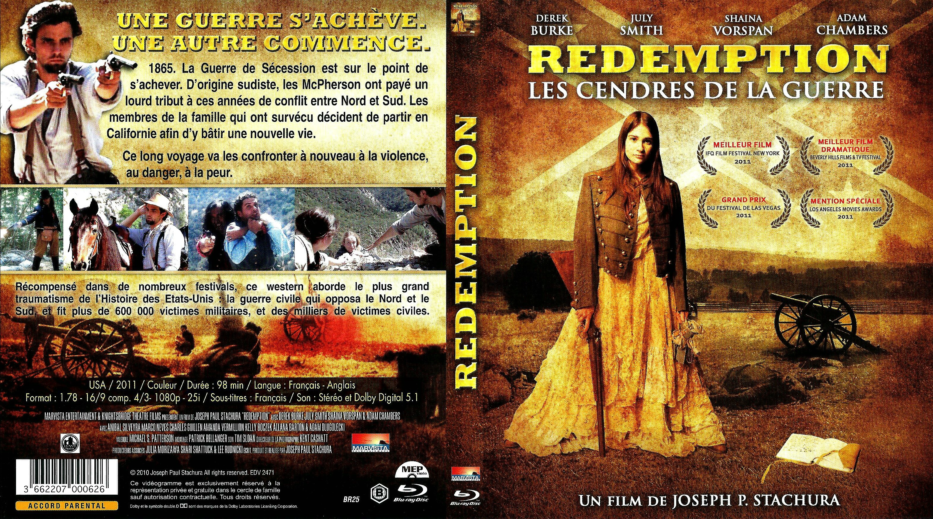 Jaquette DVD Redemption : Les cendres de la guerre (BLU-RAY)