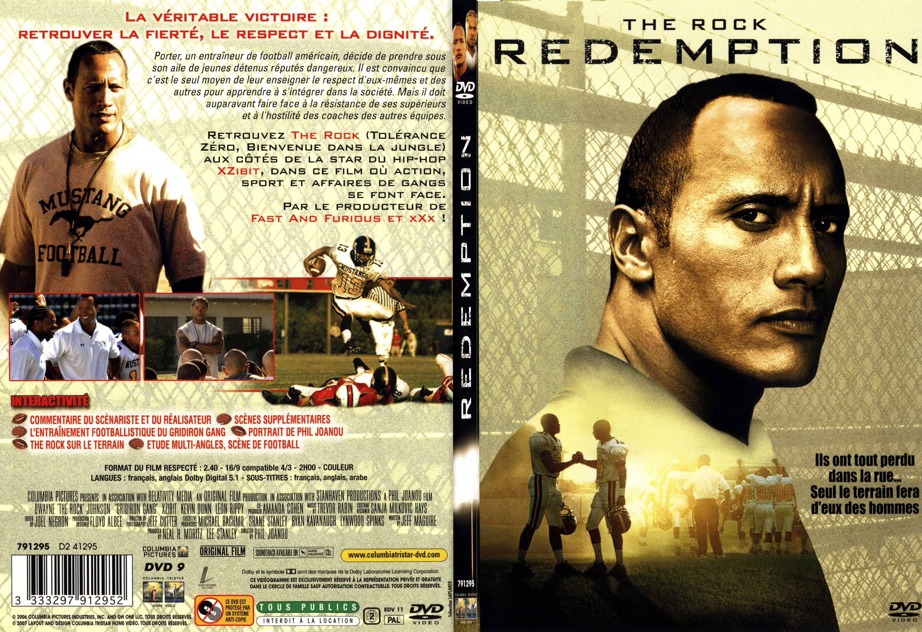 Jaquette DVD Redemption THE ROCK - SLIM