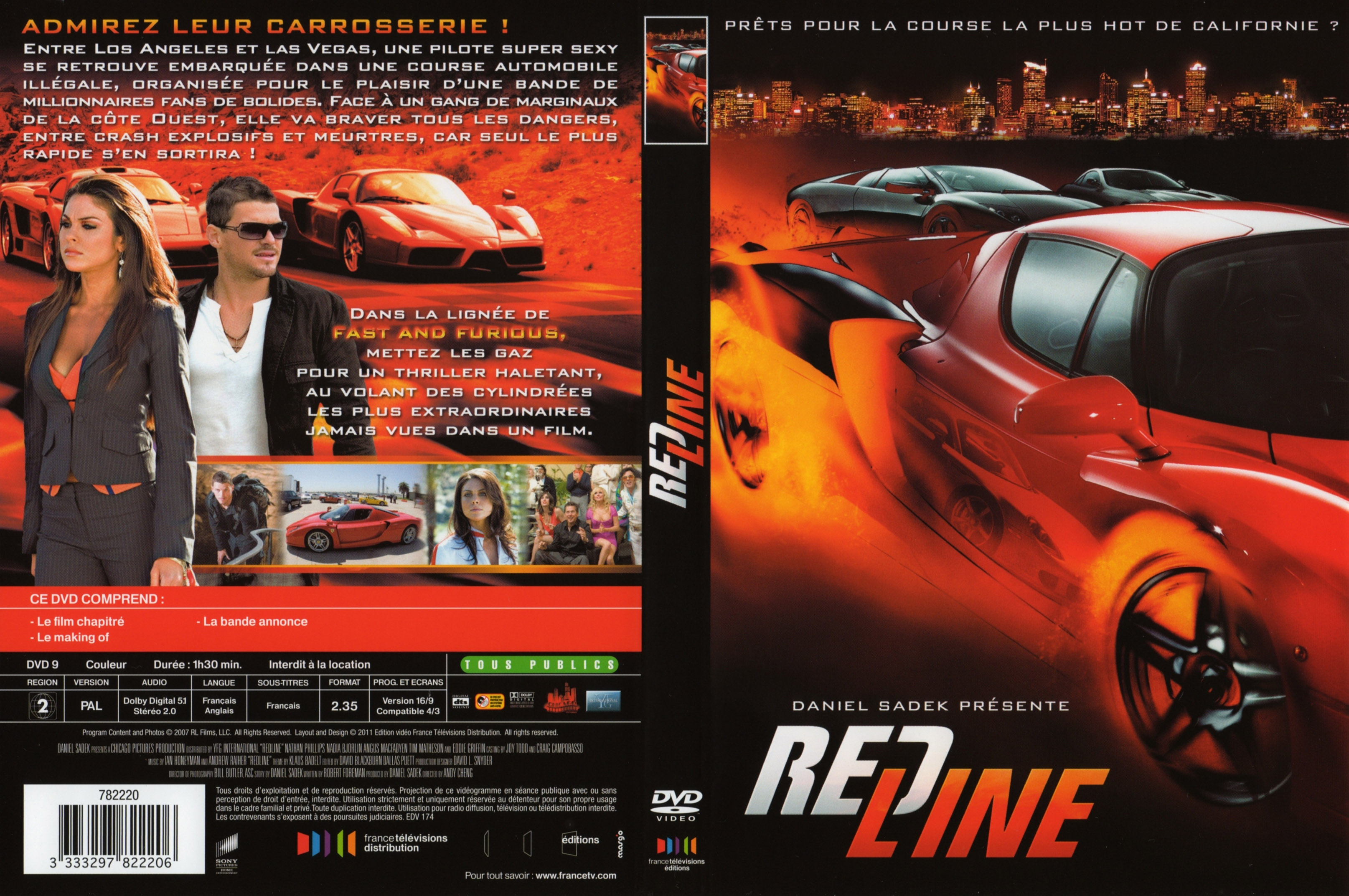 Jaquette DVD Redline