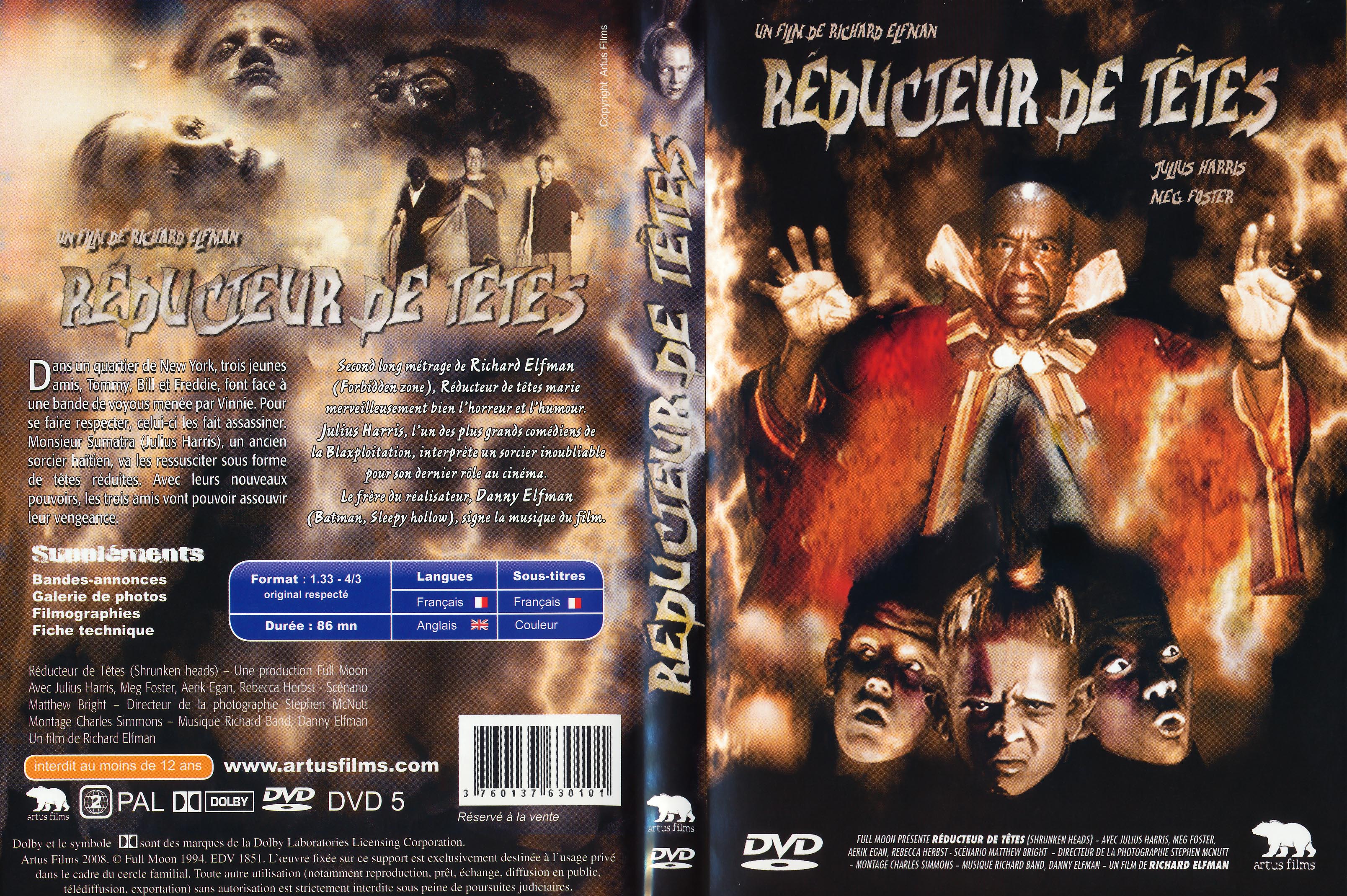 Jaquette DVD Rducteur de ttes