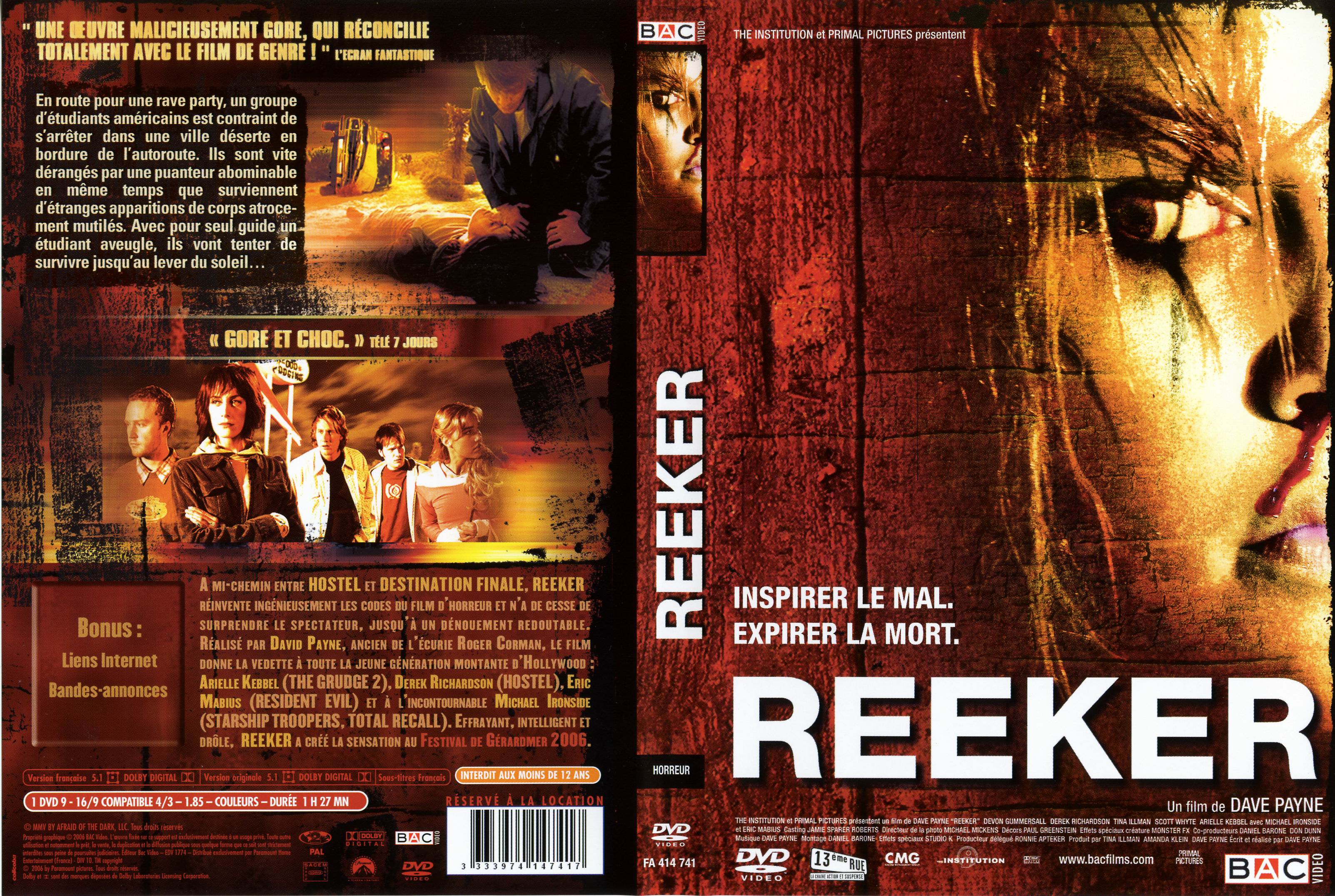 Jaquette DVD Reeker