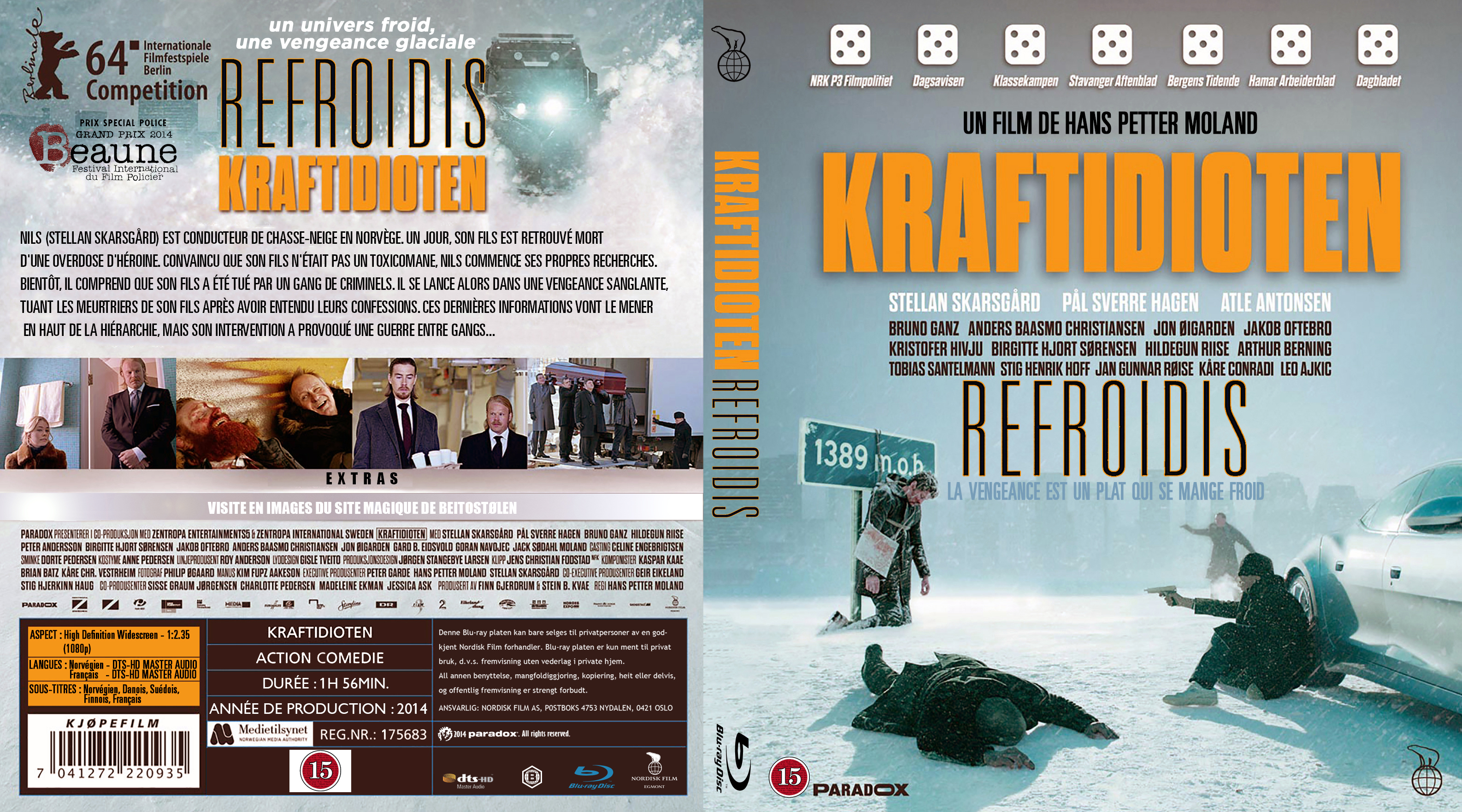 Jaquette DVD Refroidis custom (BLU-RAY)