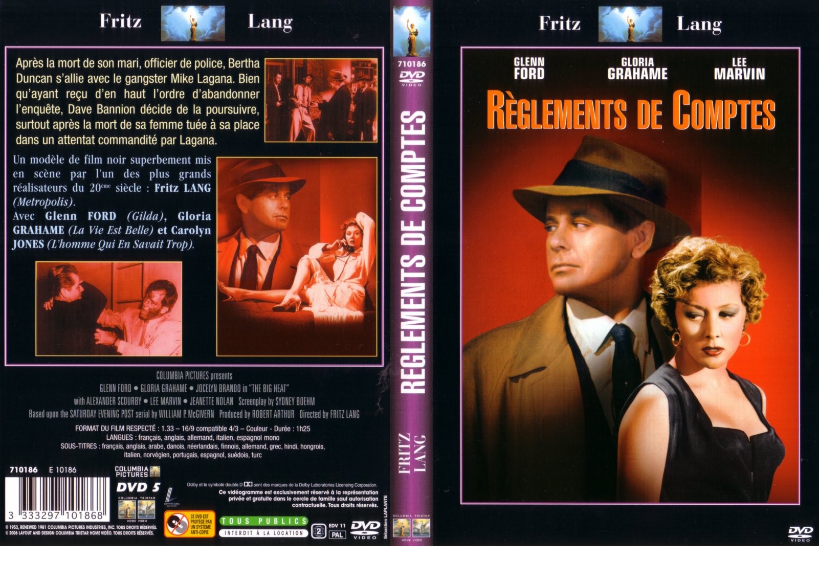 Jaquette DVD Reglements de comptes