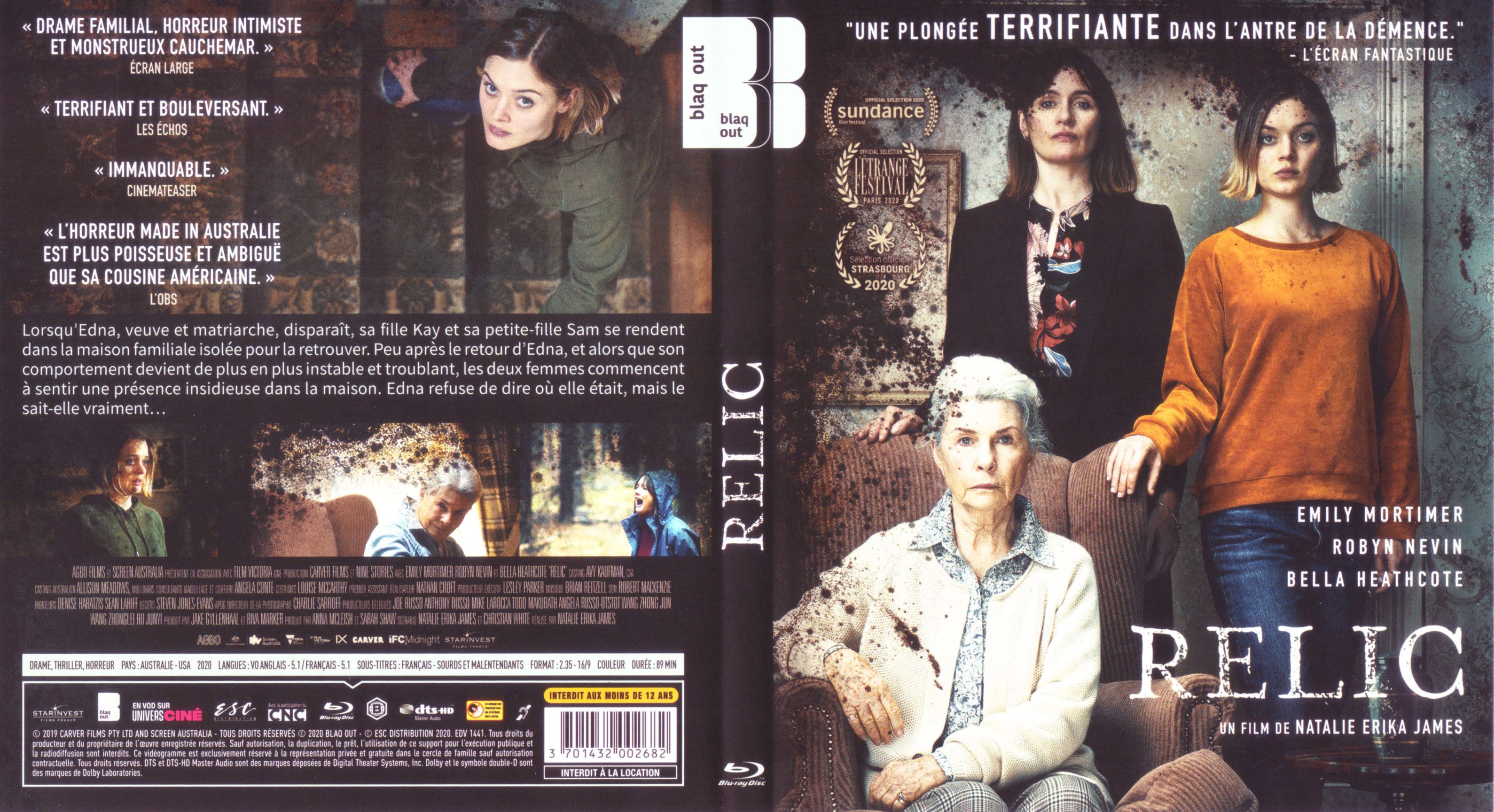 Jaquette DVD Relic (BLU-RAY)