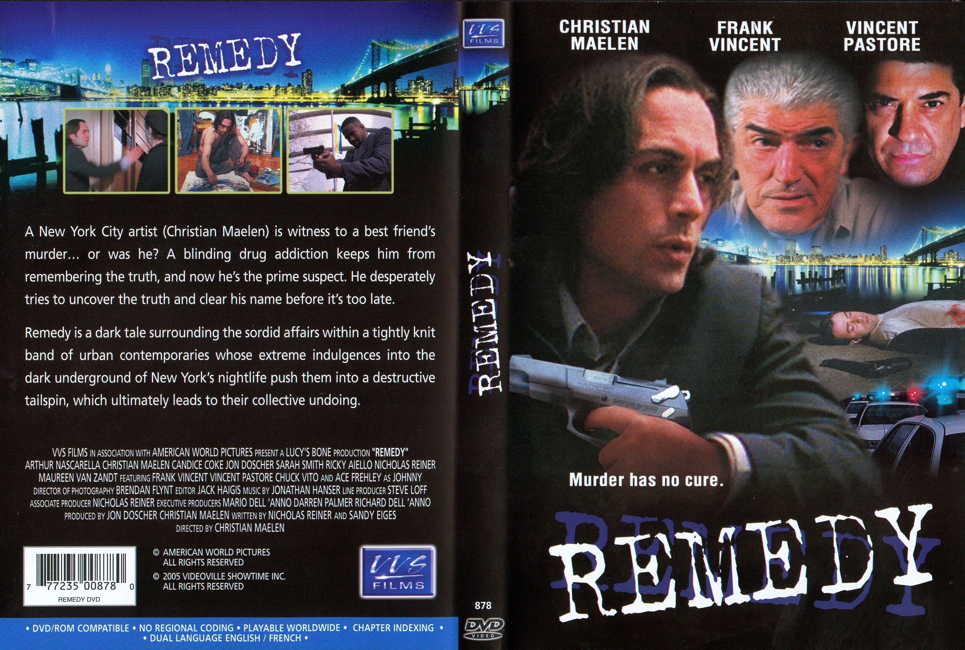 Jaquette DVD Remedy Zone 1