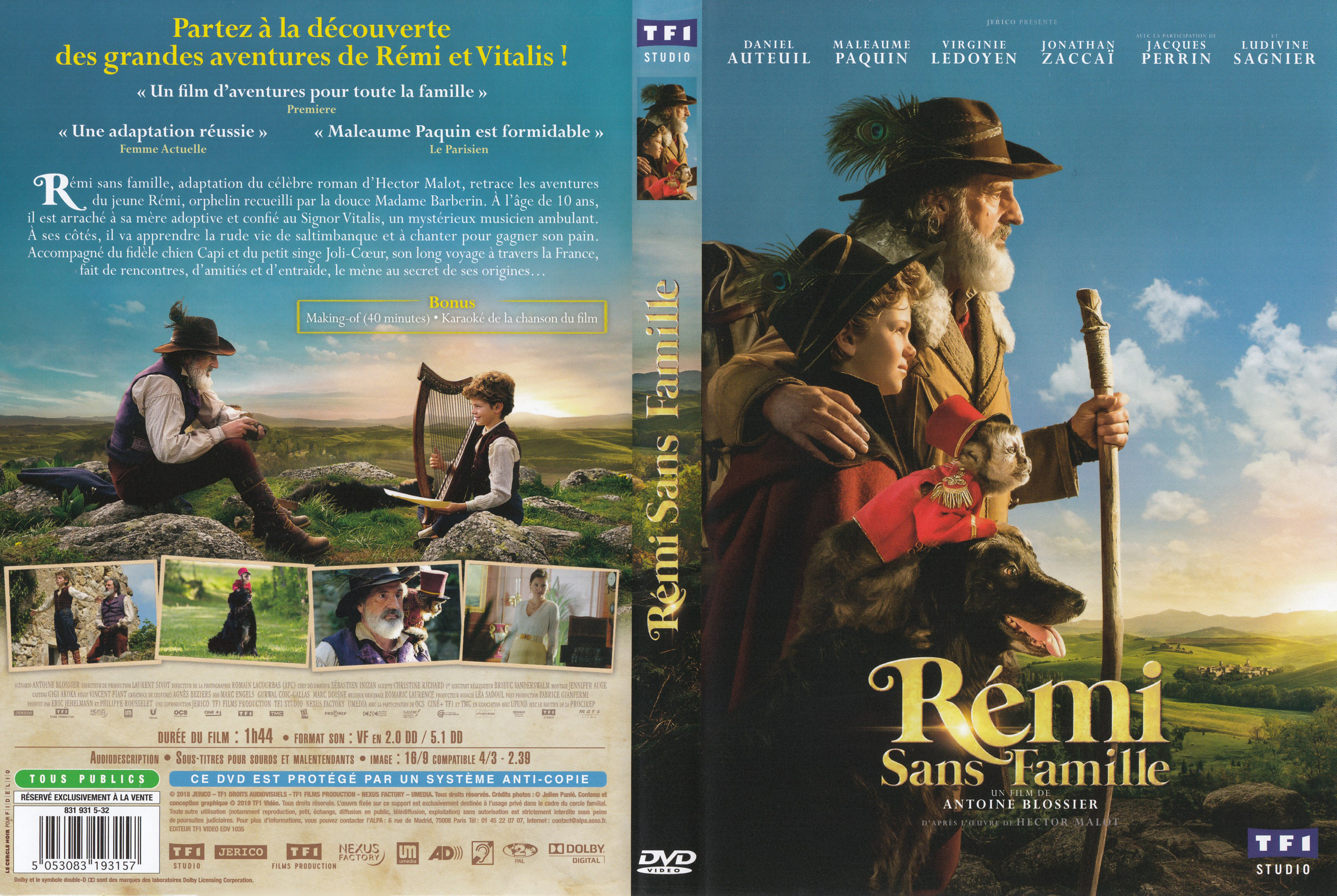 Jaquette DVD Remi sans famille