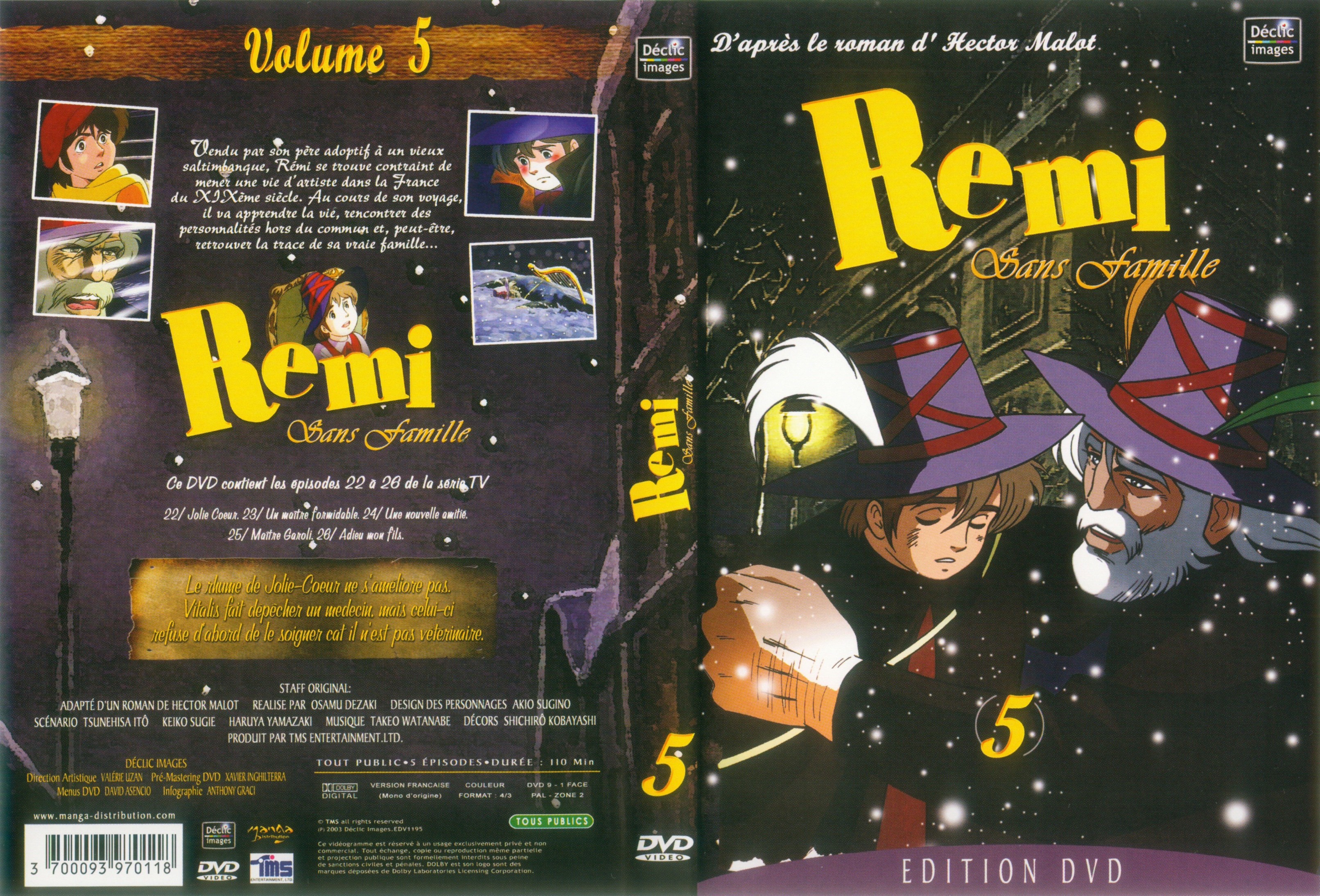 Jaquette DVD Remi sans famille vol 05