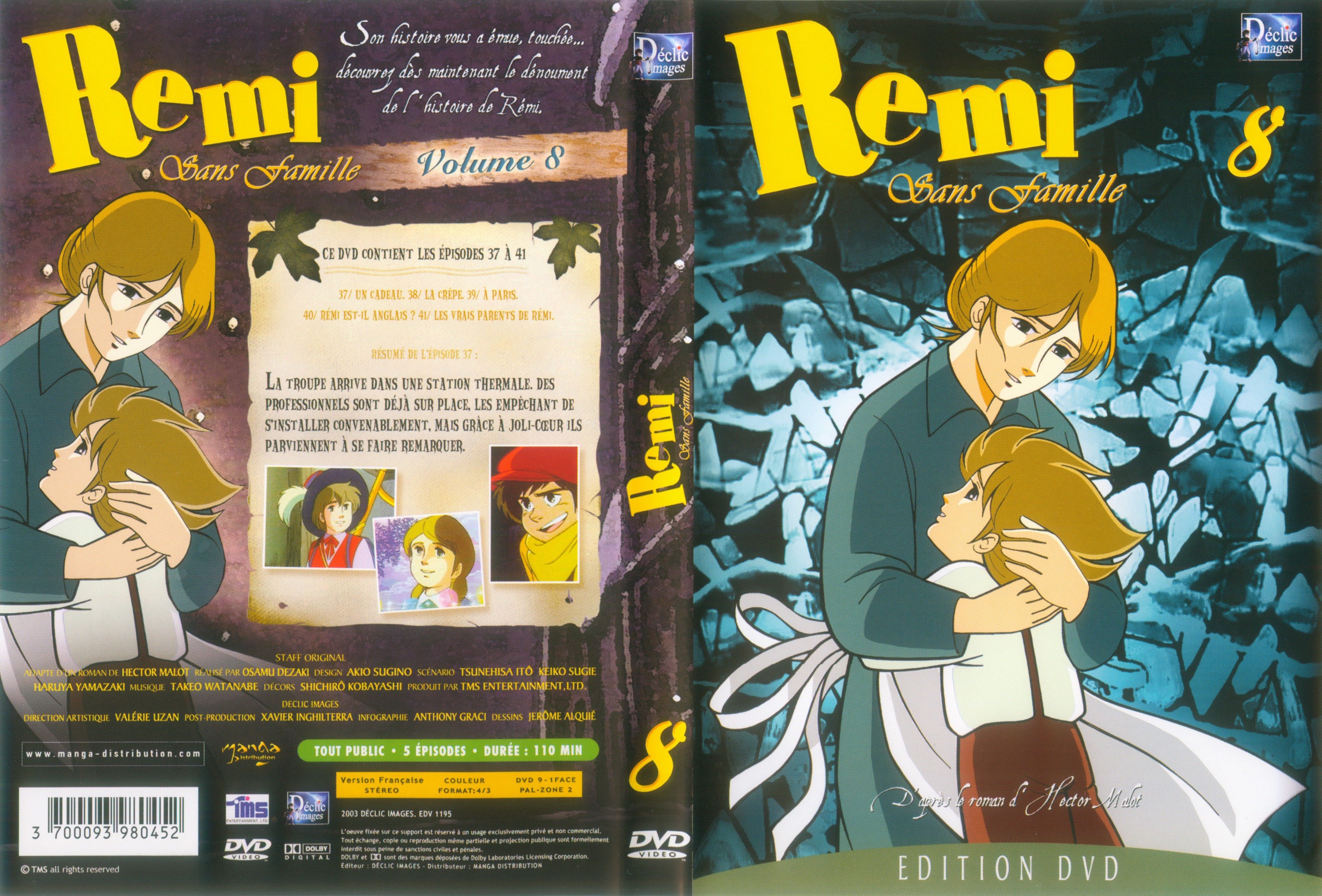 Jaquette DVD Remi sans famille vol 08