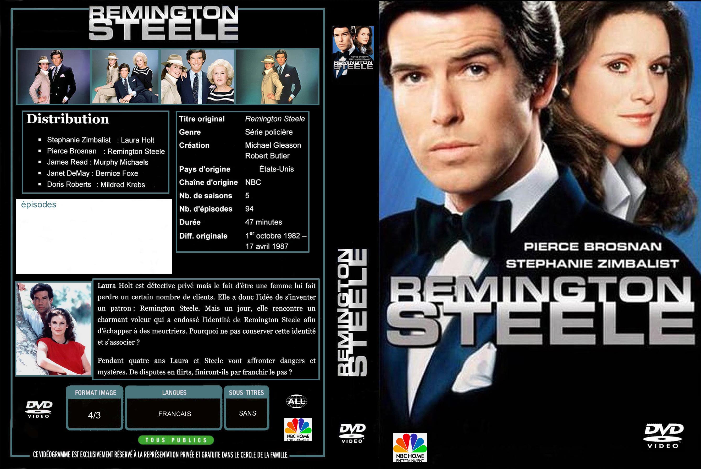 Jaquette DVD Remington Steele custom