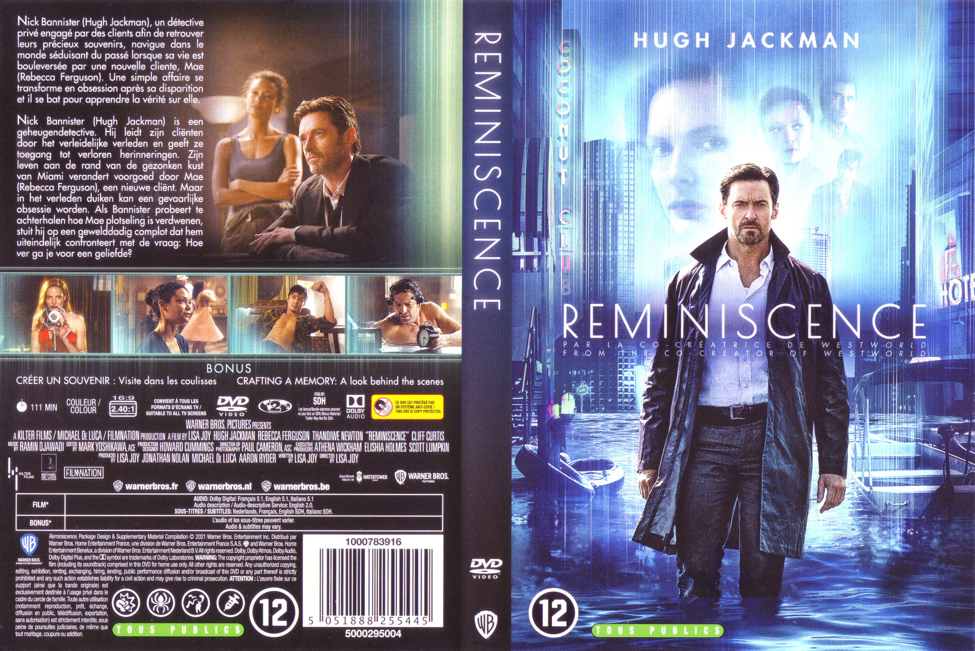 Jaquette DVD Reminiscence