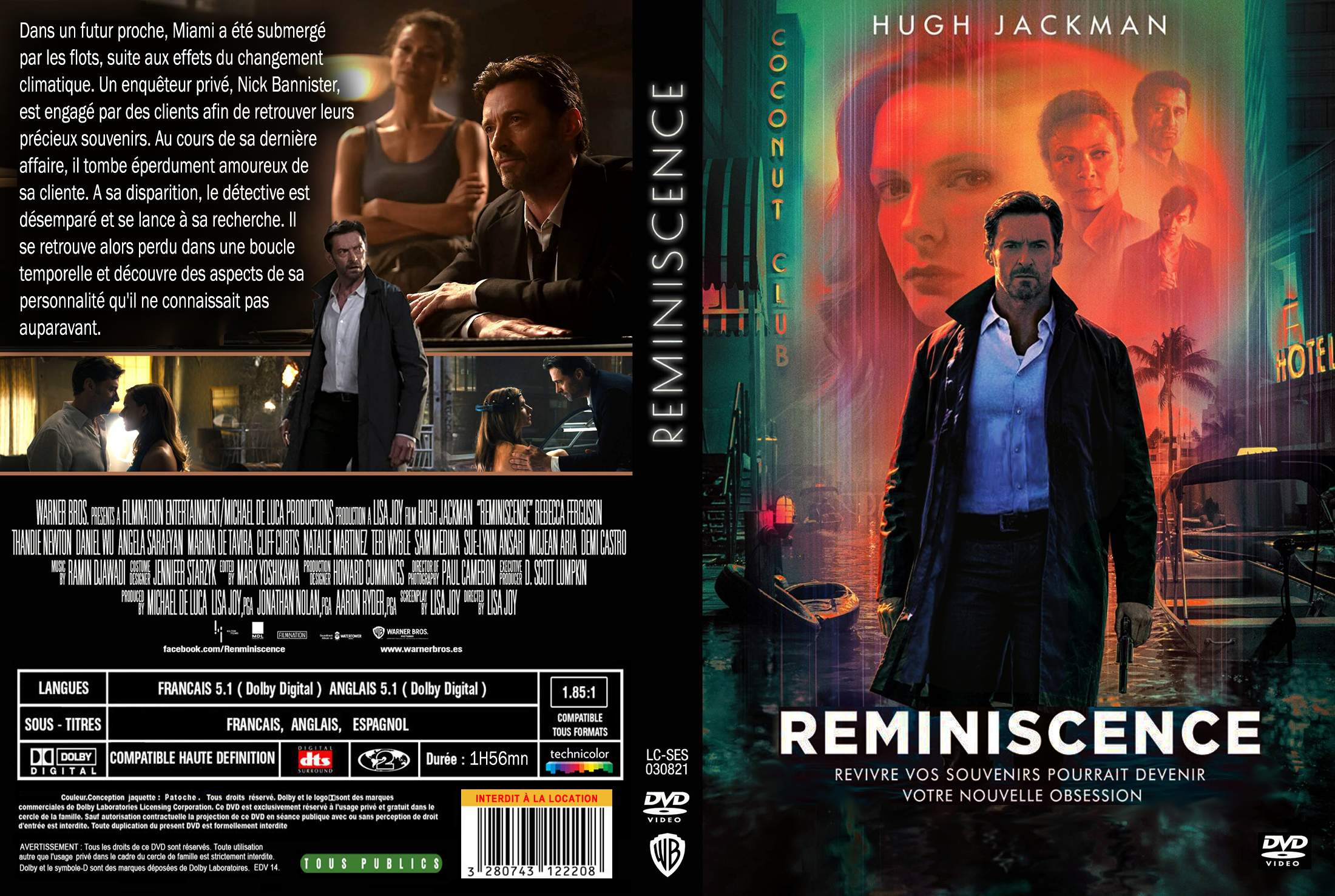 Jaquette DVD Reminiscence custom