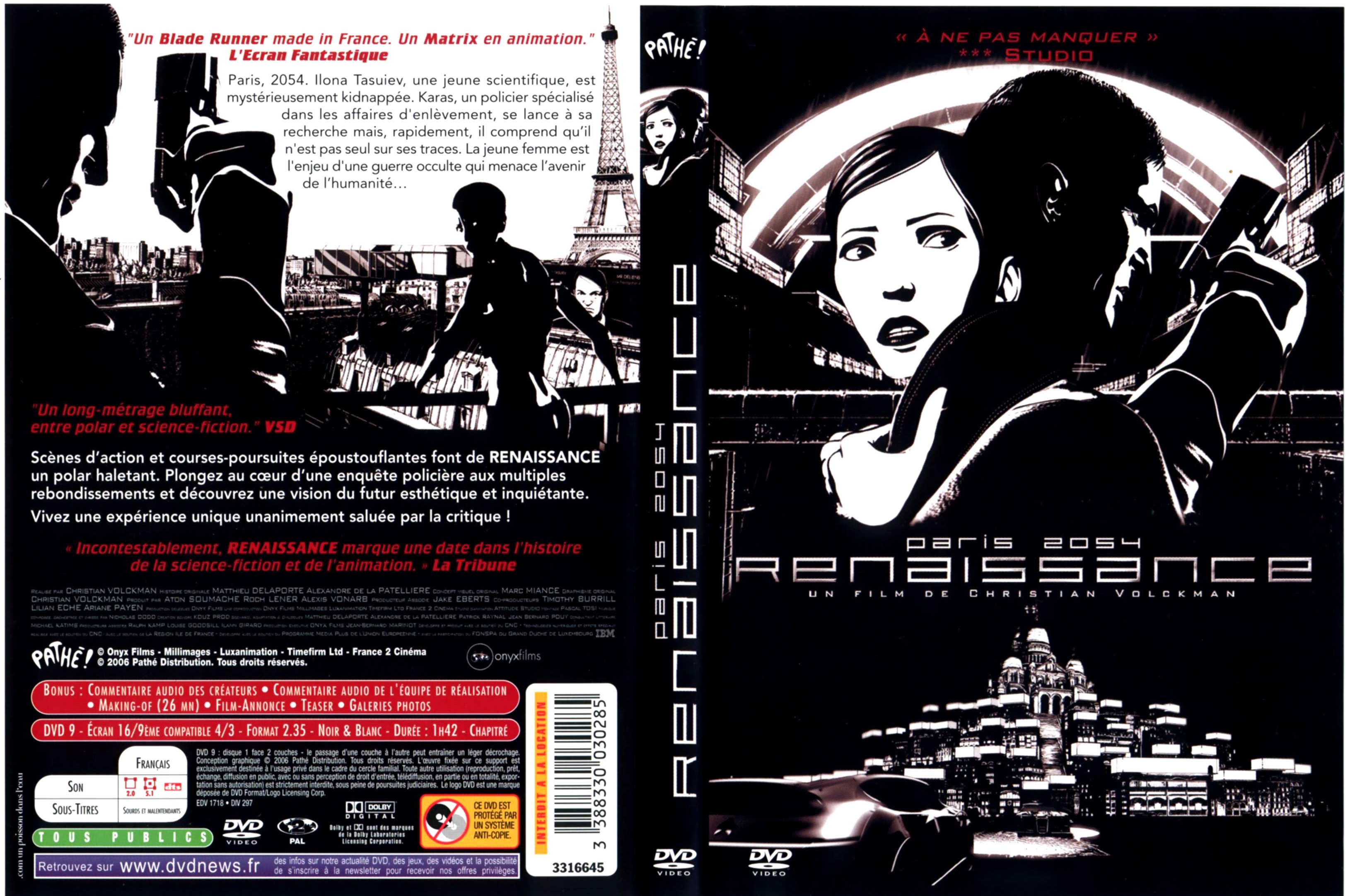 Jaquette DVD Renaissance