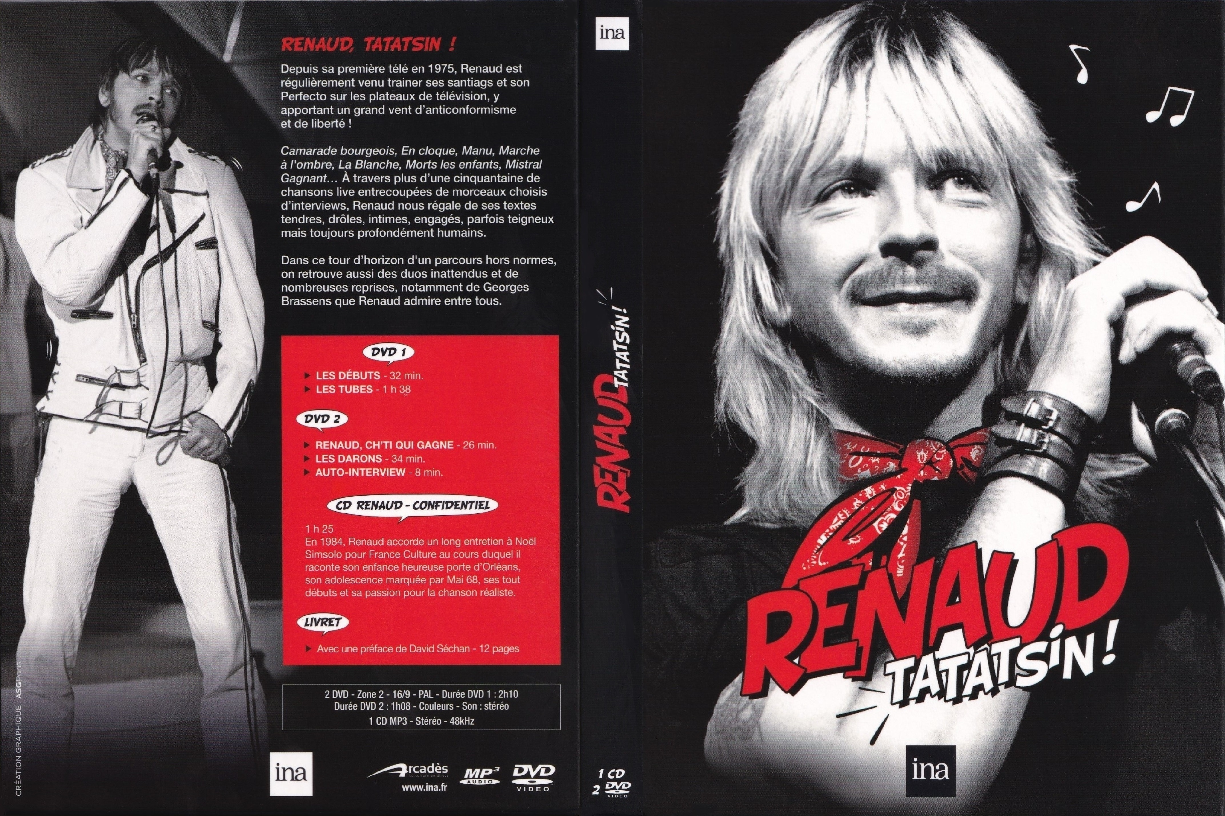 Jaquette DVD Renaud - Tatatsin