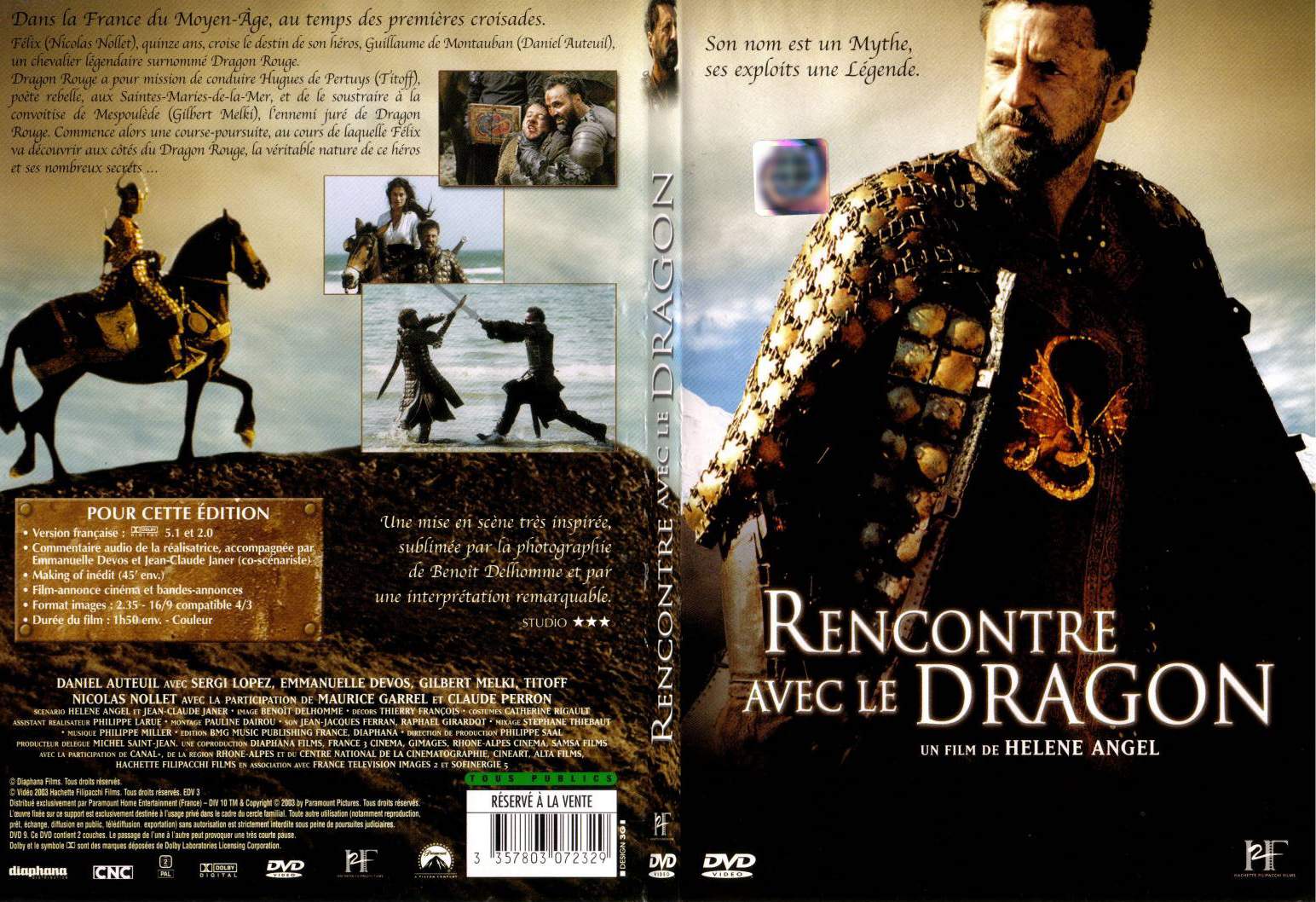 Jaquette DVD Rencontre avec le dragon - SLIM