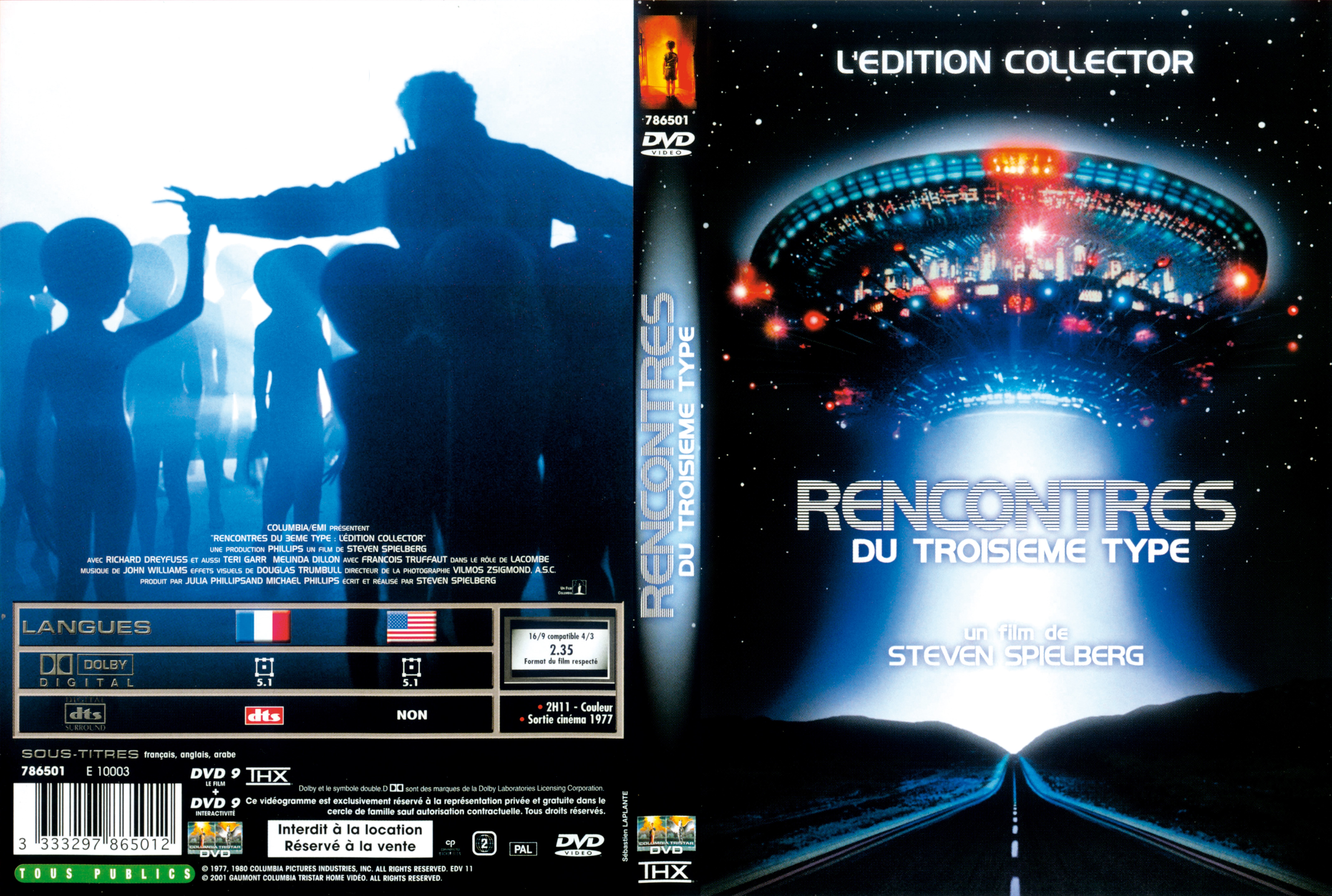 Jaquette DVD Rencontres du troisime type