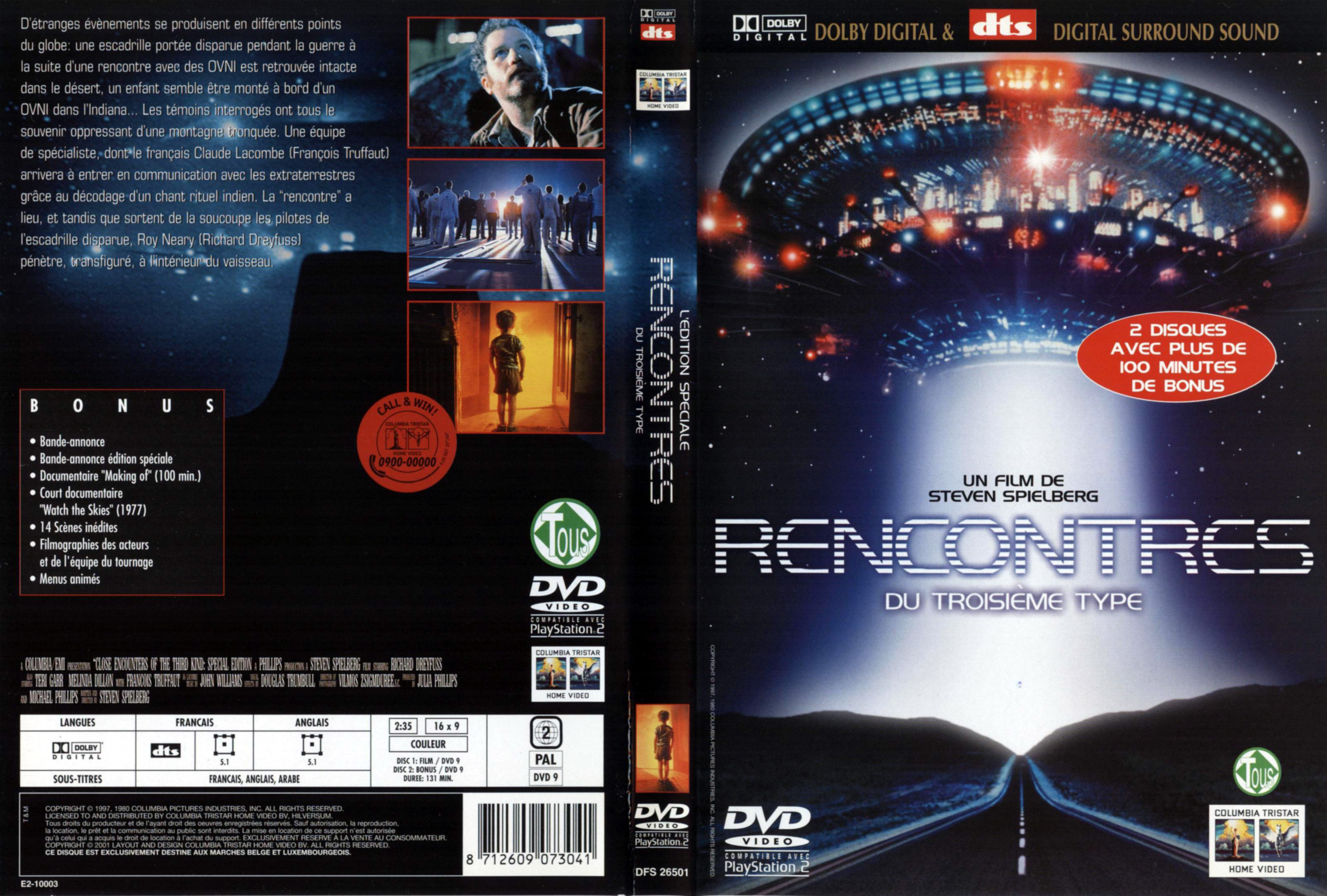 Jaquette DVD Rencontres du troisime type v4