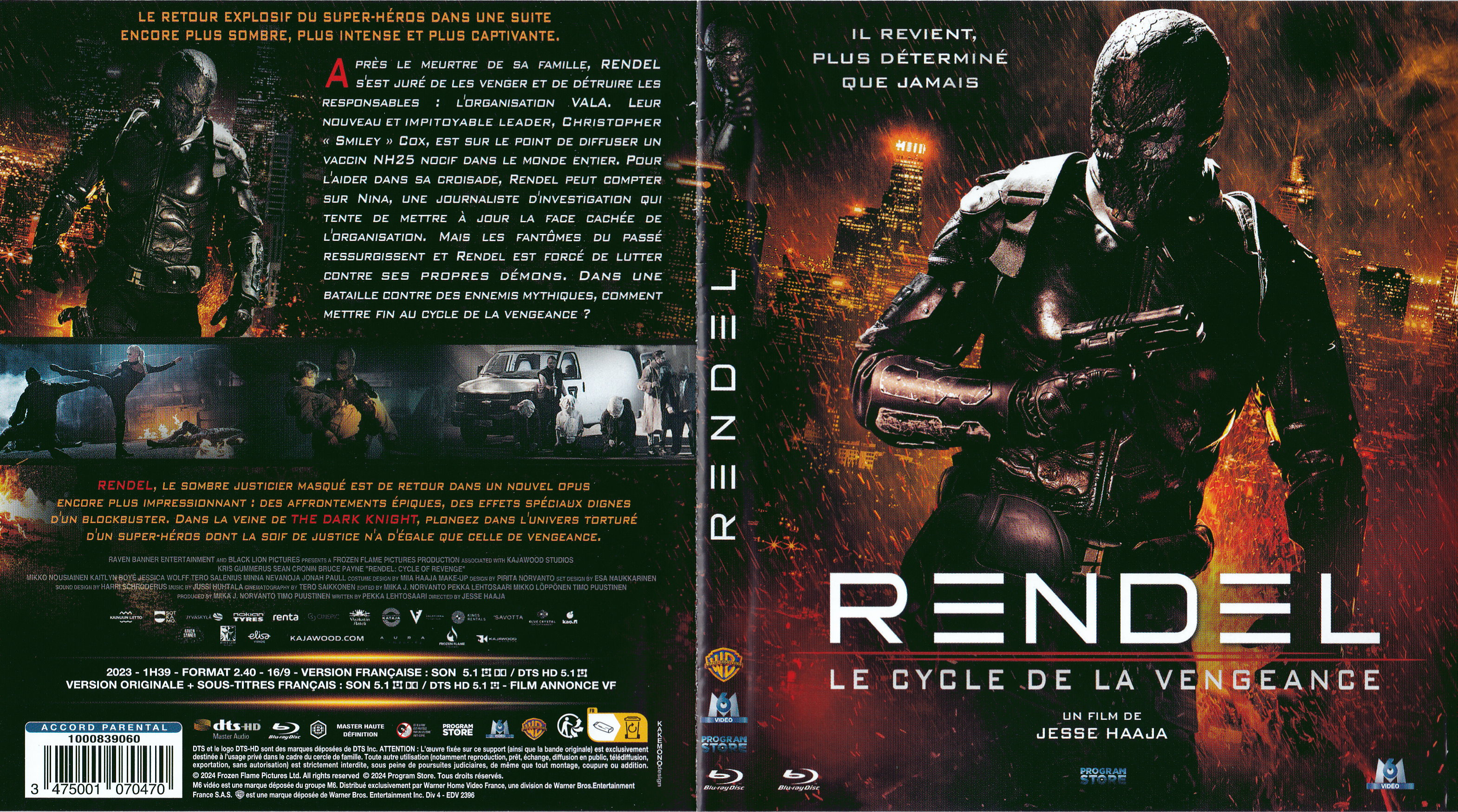 Jaquette DVD Rendel - Le cycle de la vengeance (BLU-RAY)