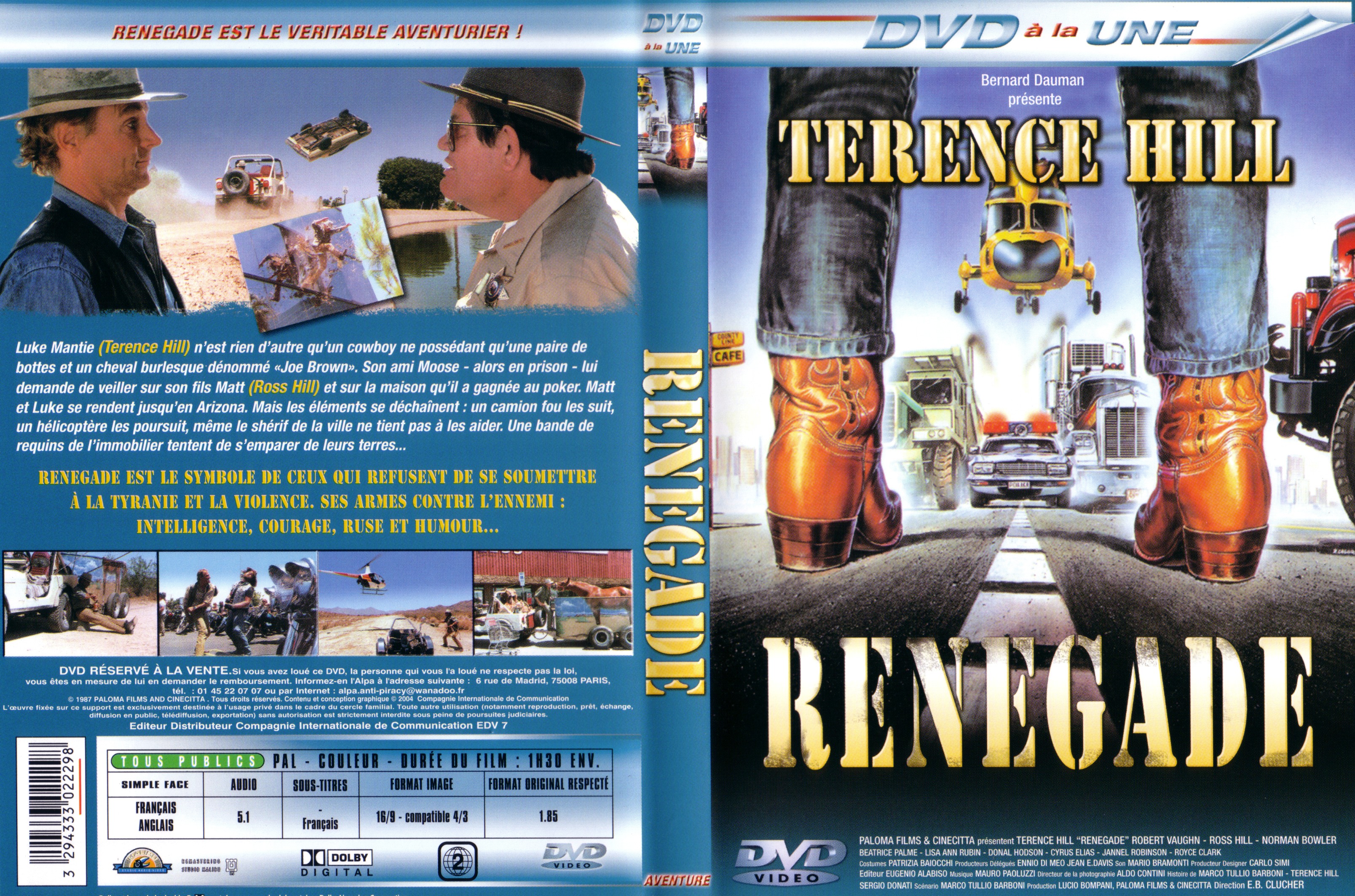 Jaquette DVD Renegade