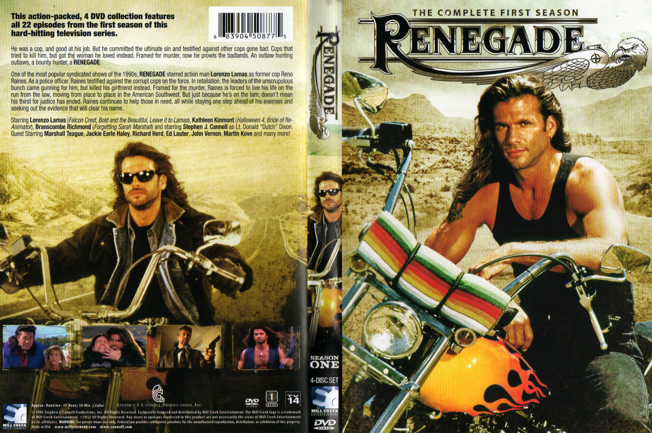 Jaquette DVD Renegade Saison 1 Zone 1