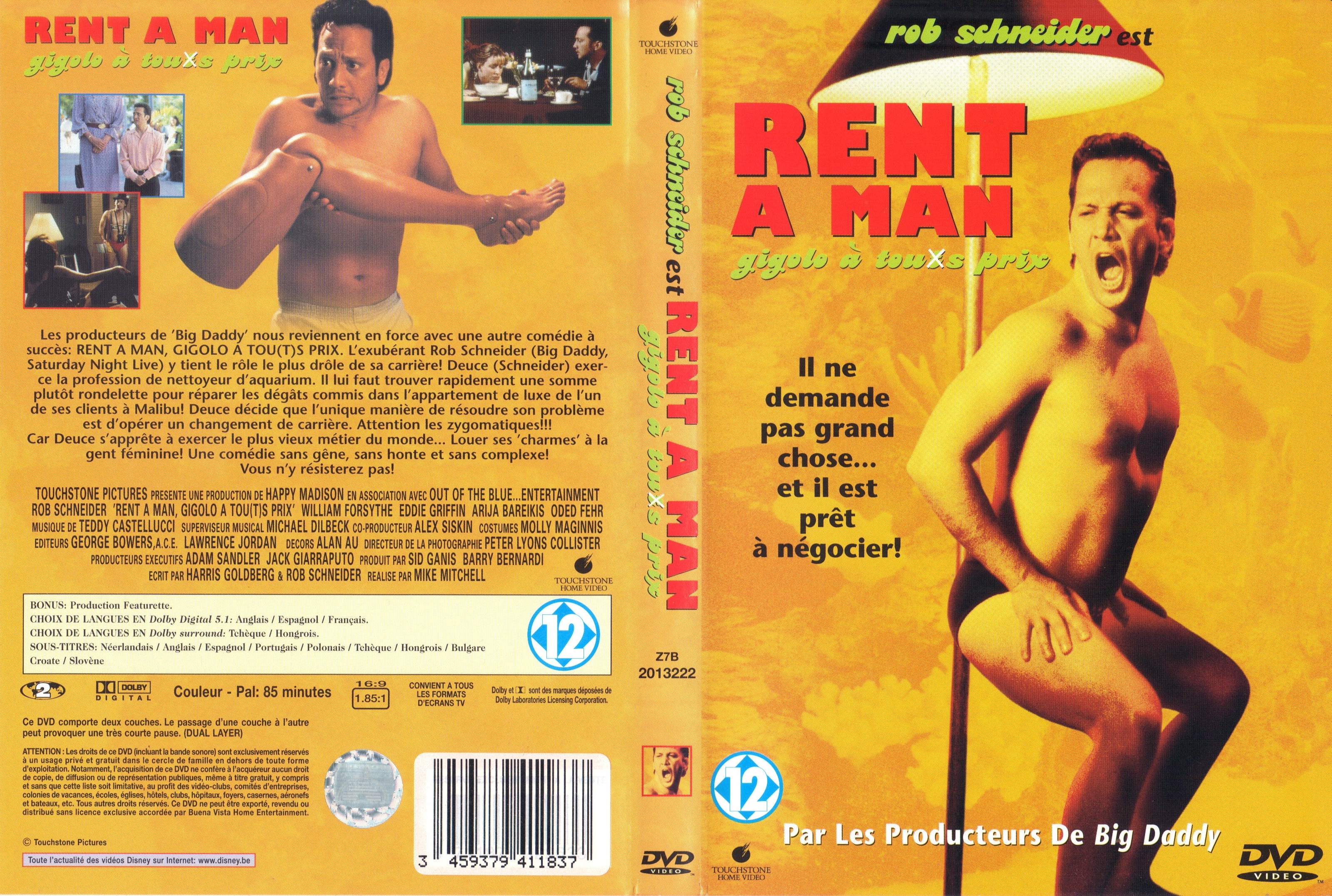 Jaquette DVD Rent a Man - Gigolo  tout prix