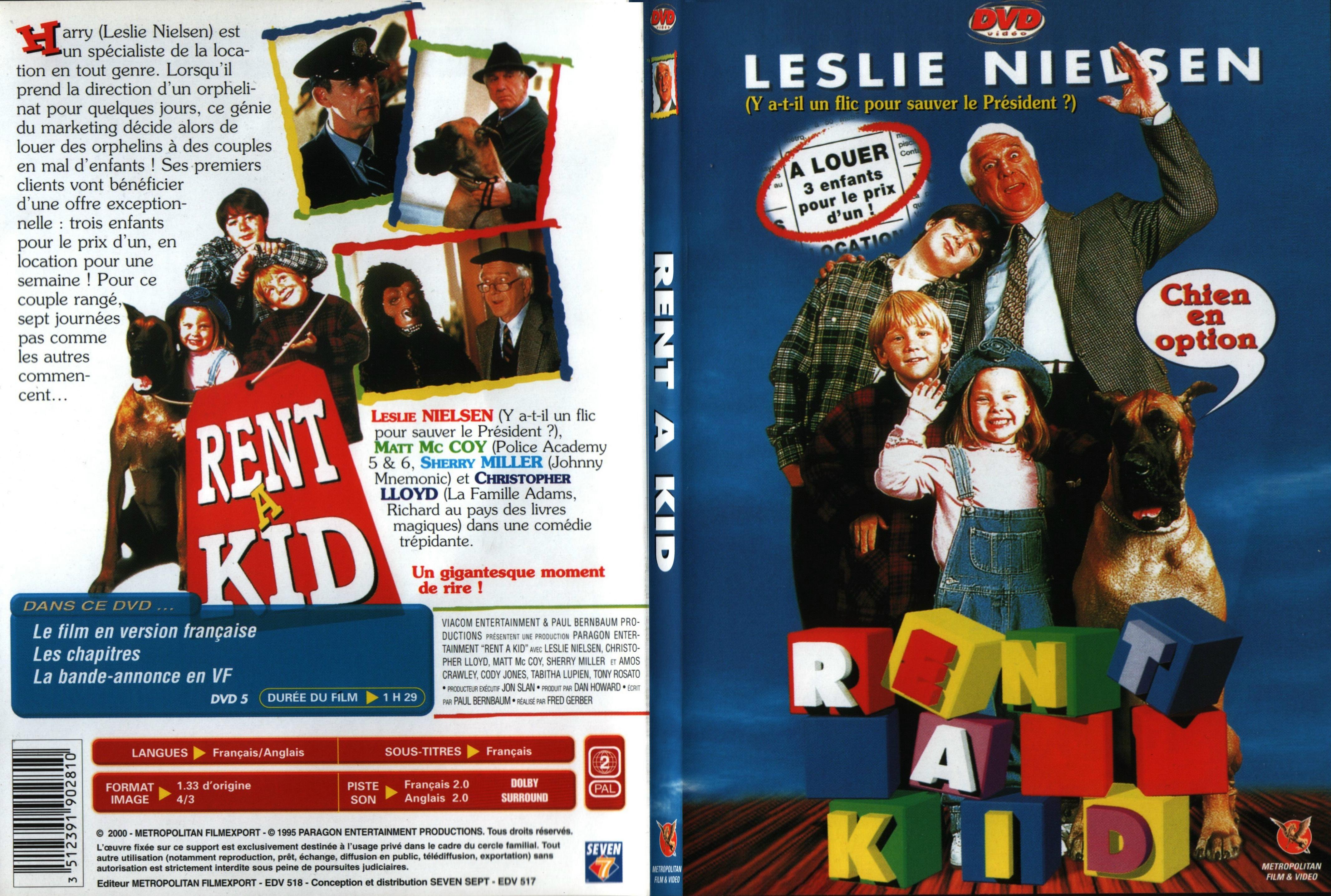 Jaquette DVD Rent a kid - SLIM