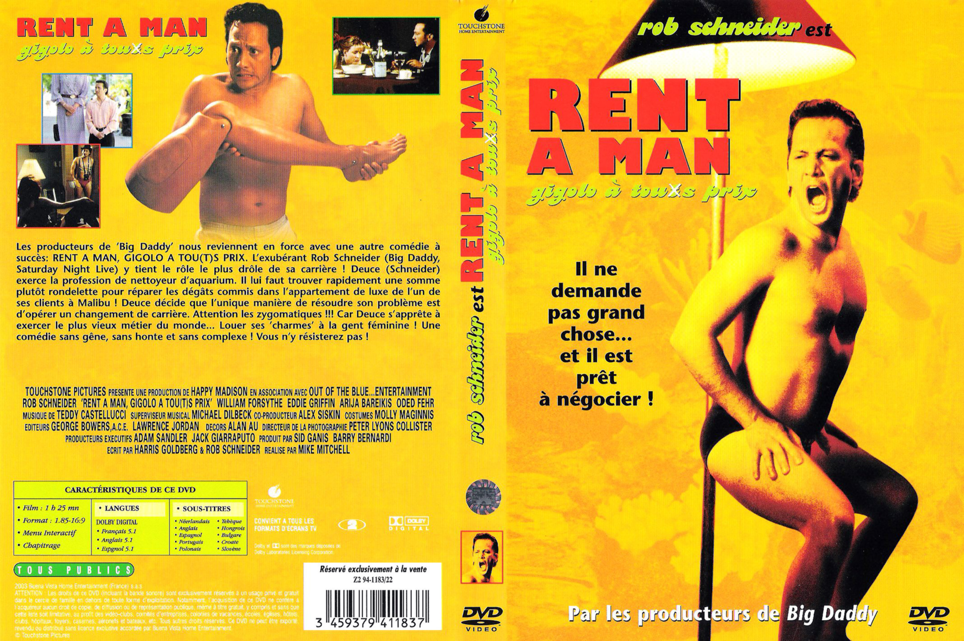 Jaquette DVD Rent a man v2