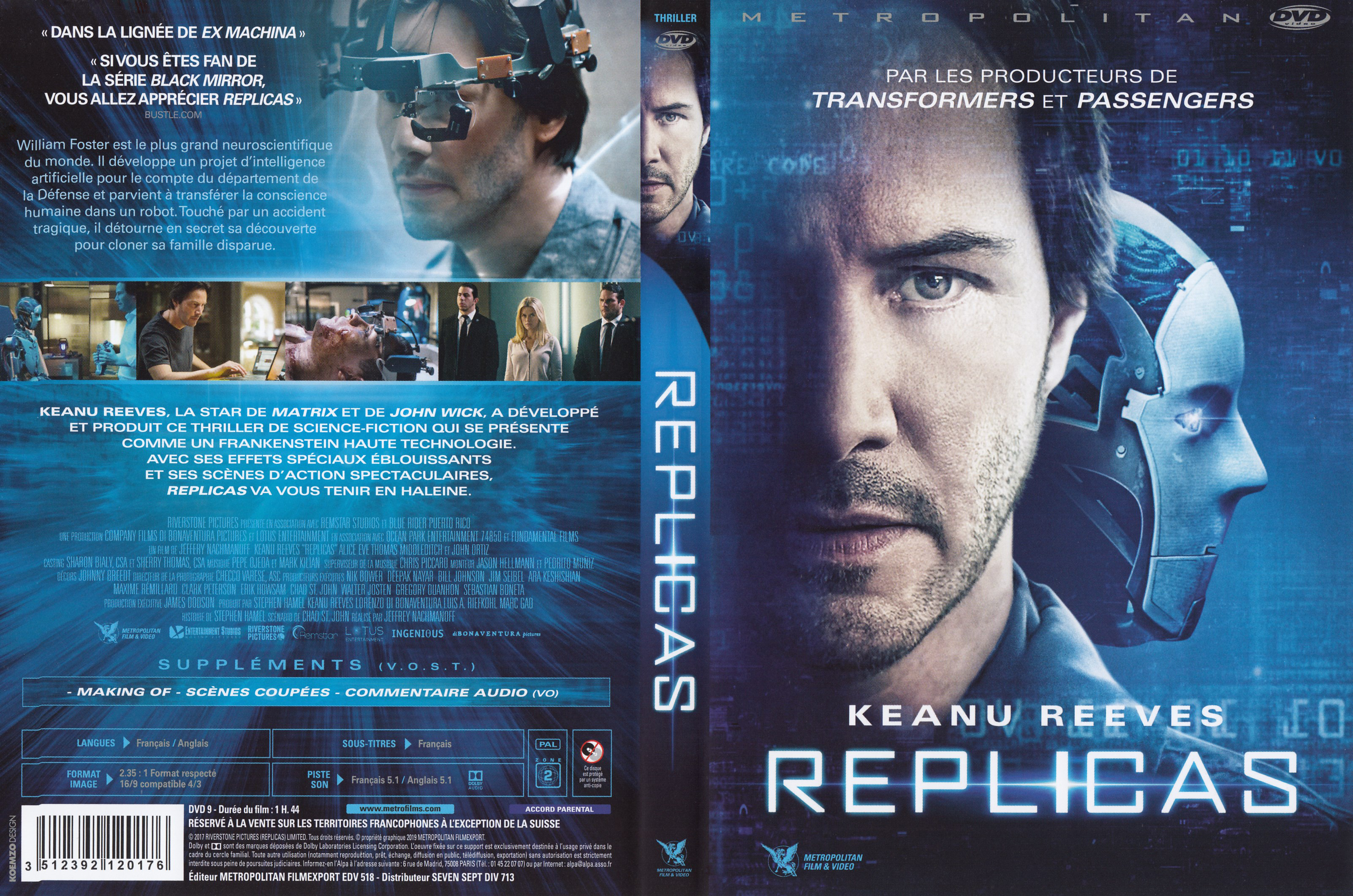 Jaquette DVD Replicas