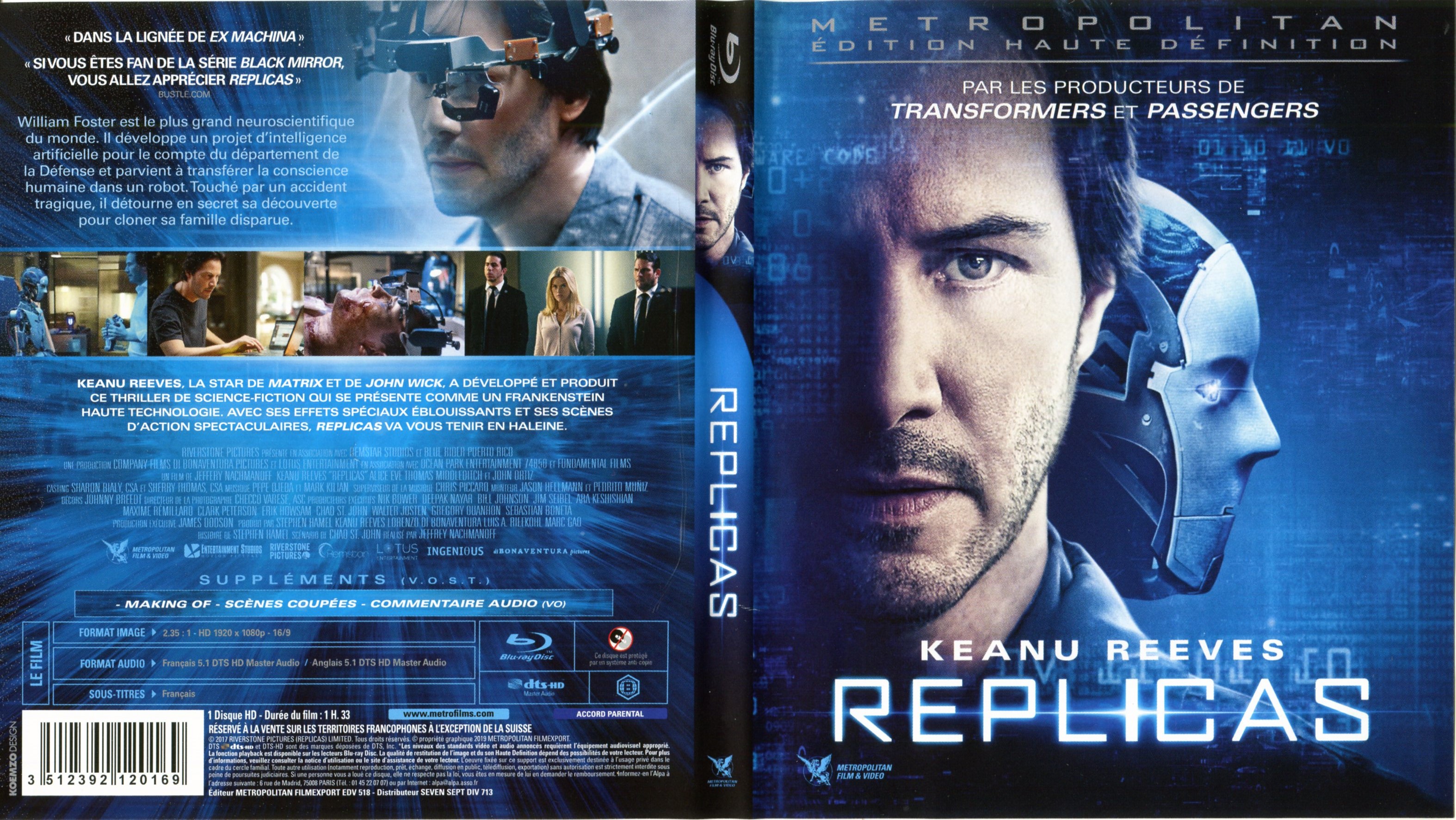 Jaquette DVD Replicas (BLU-RAY)