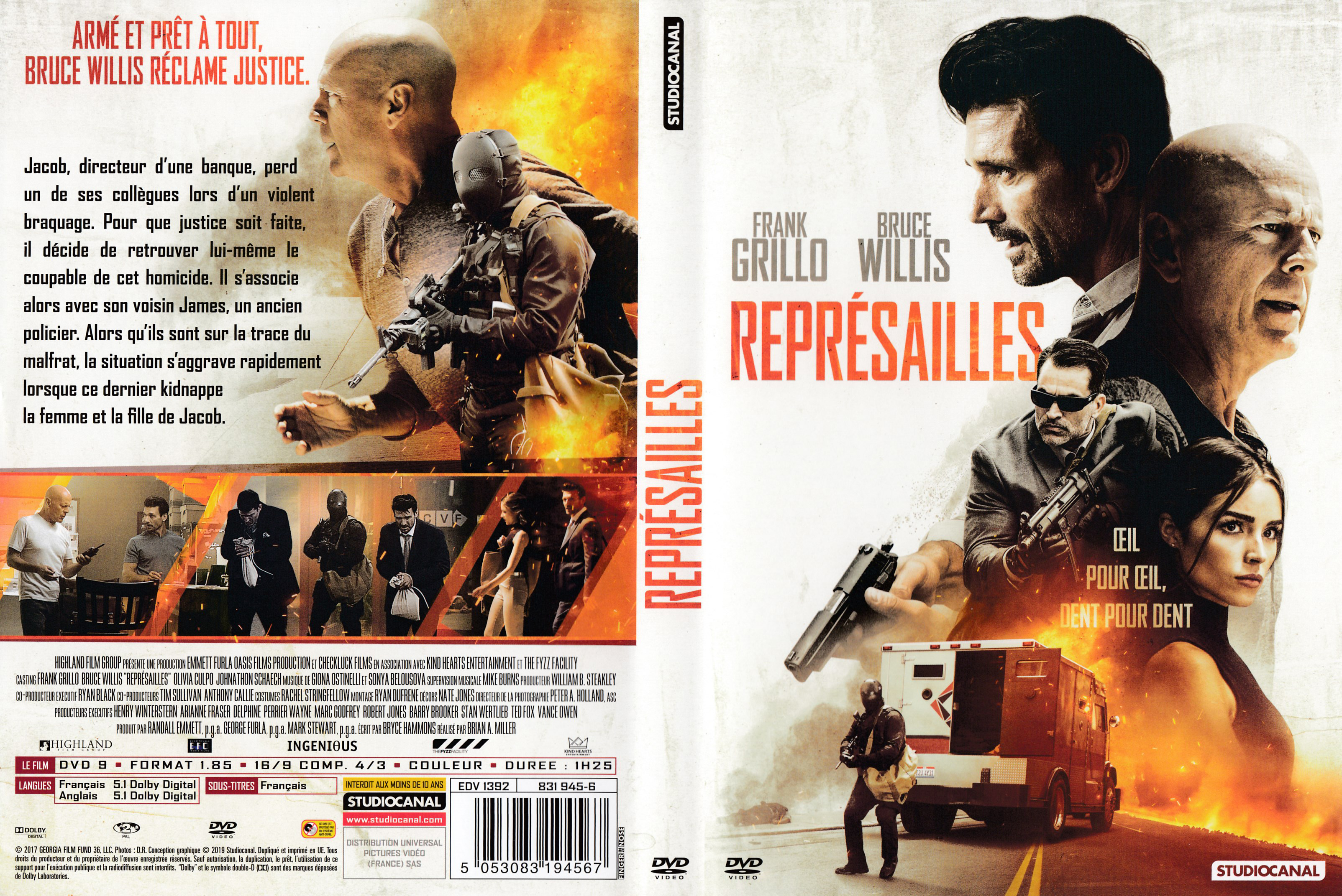 Jaquette DVD Reprsailles (2017)