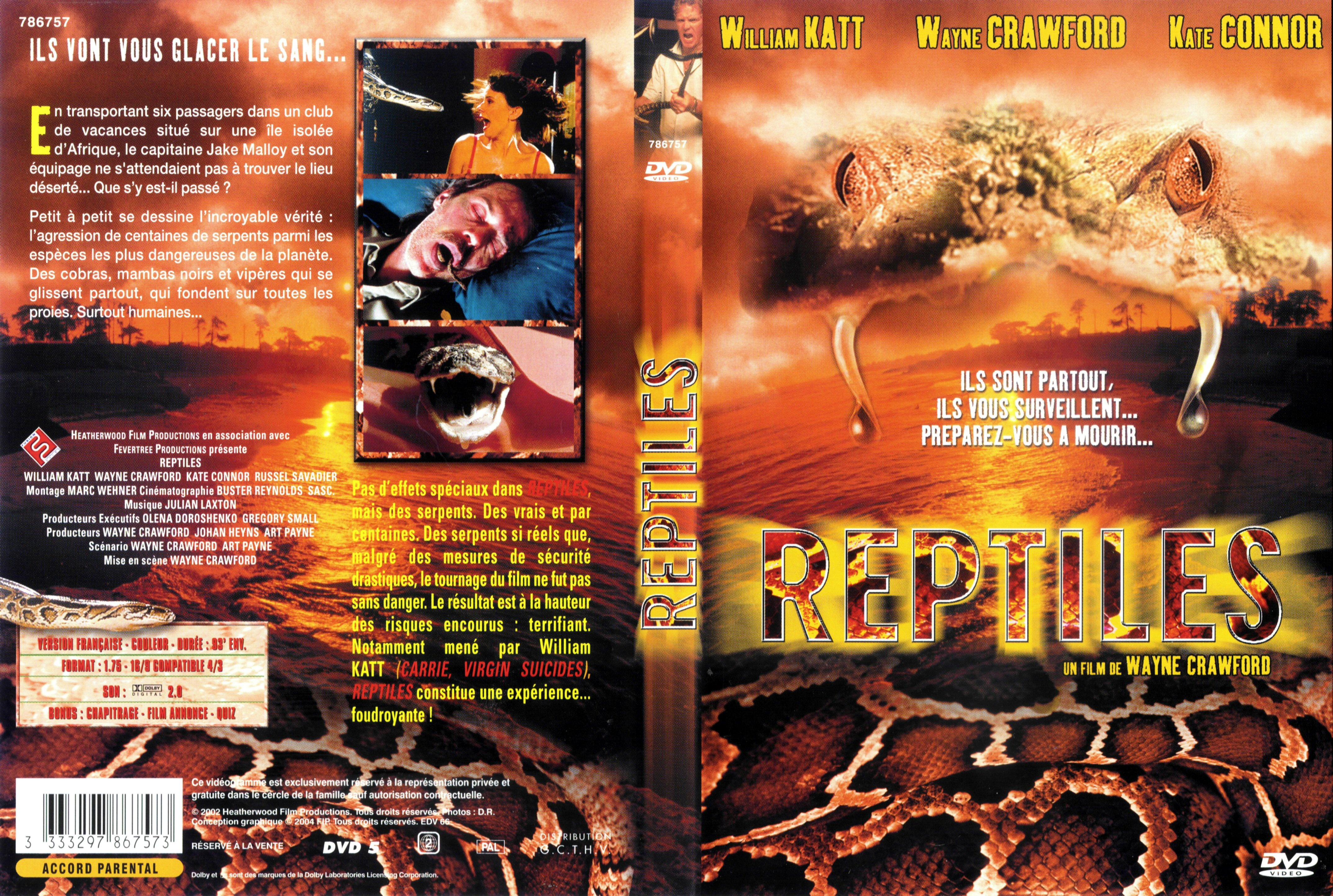 Jaquette DVD Reptiles