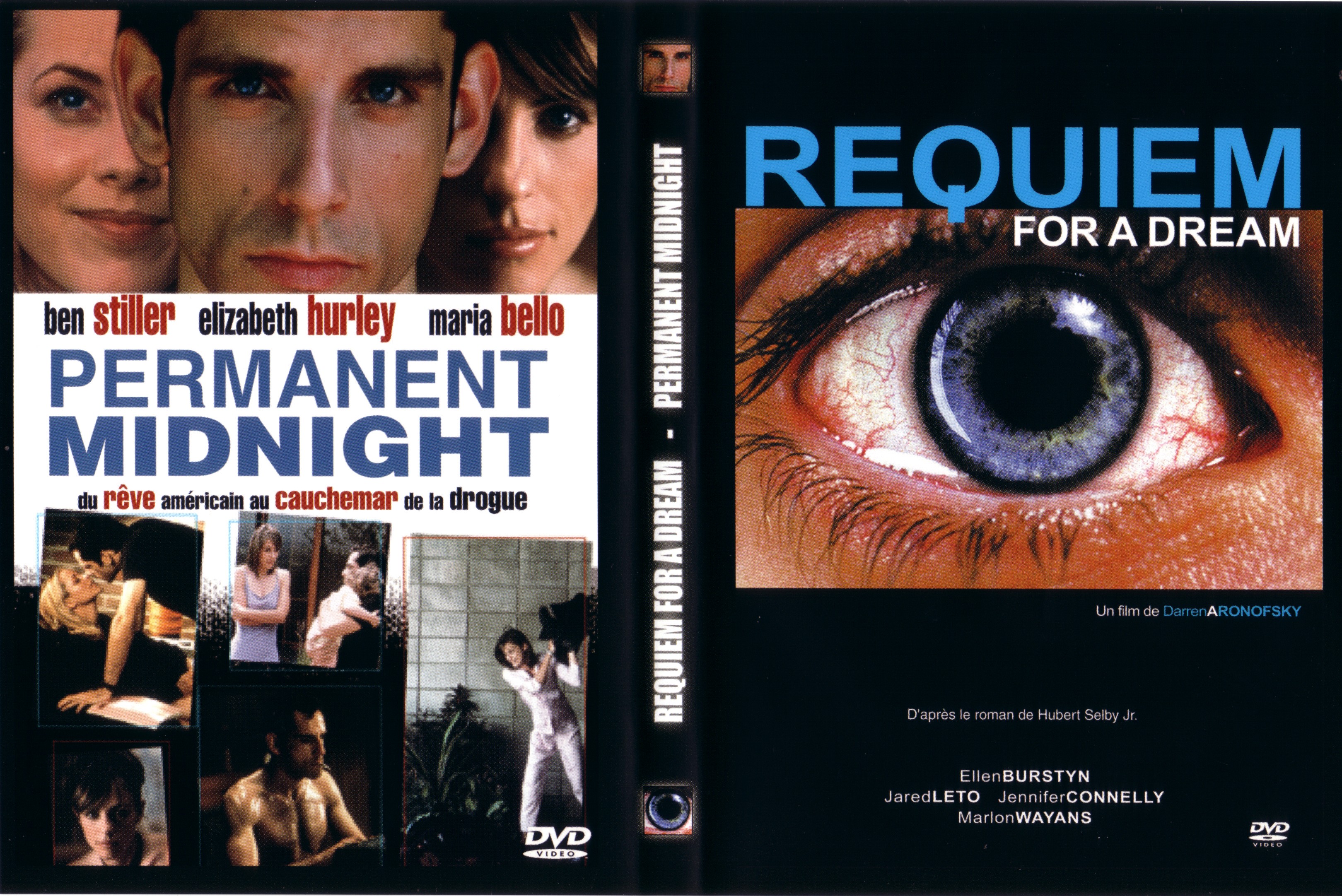 Jaquette DVD Requiem for a dream + Permanent midnight