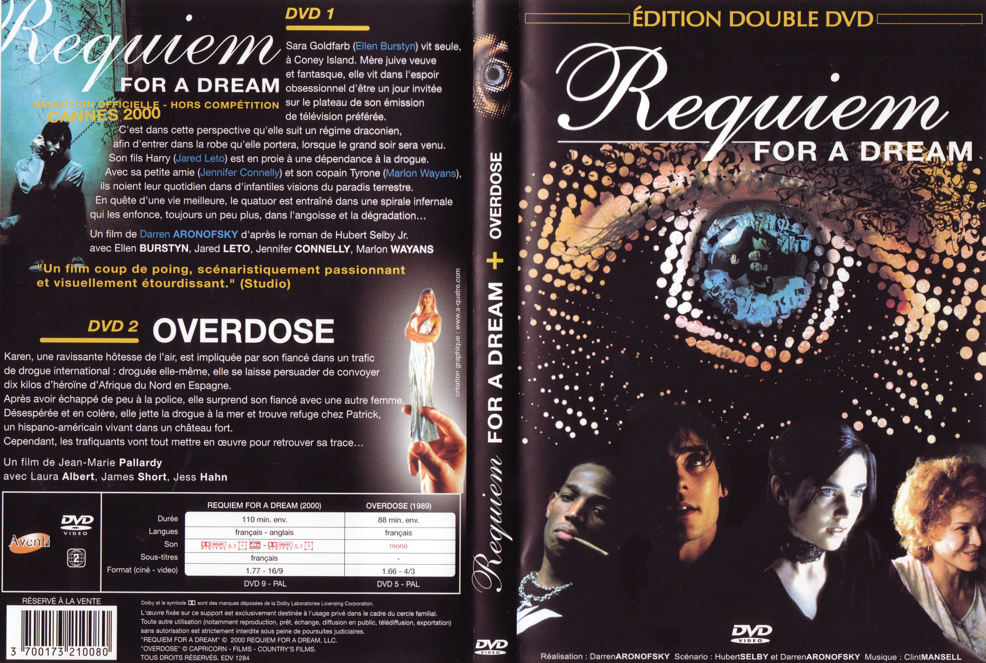 Jaquette DVD Requiem for a dream v2