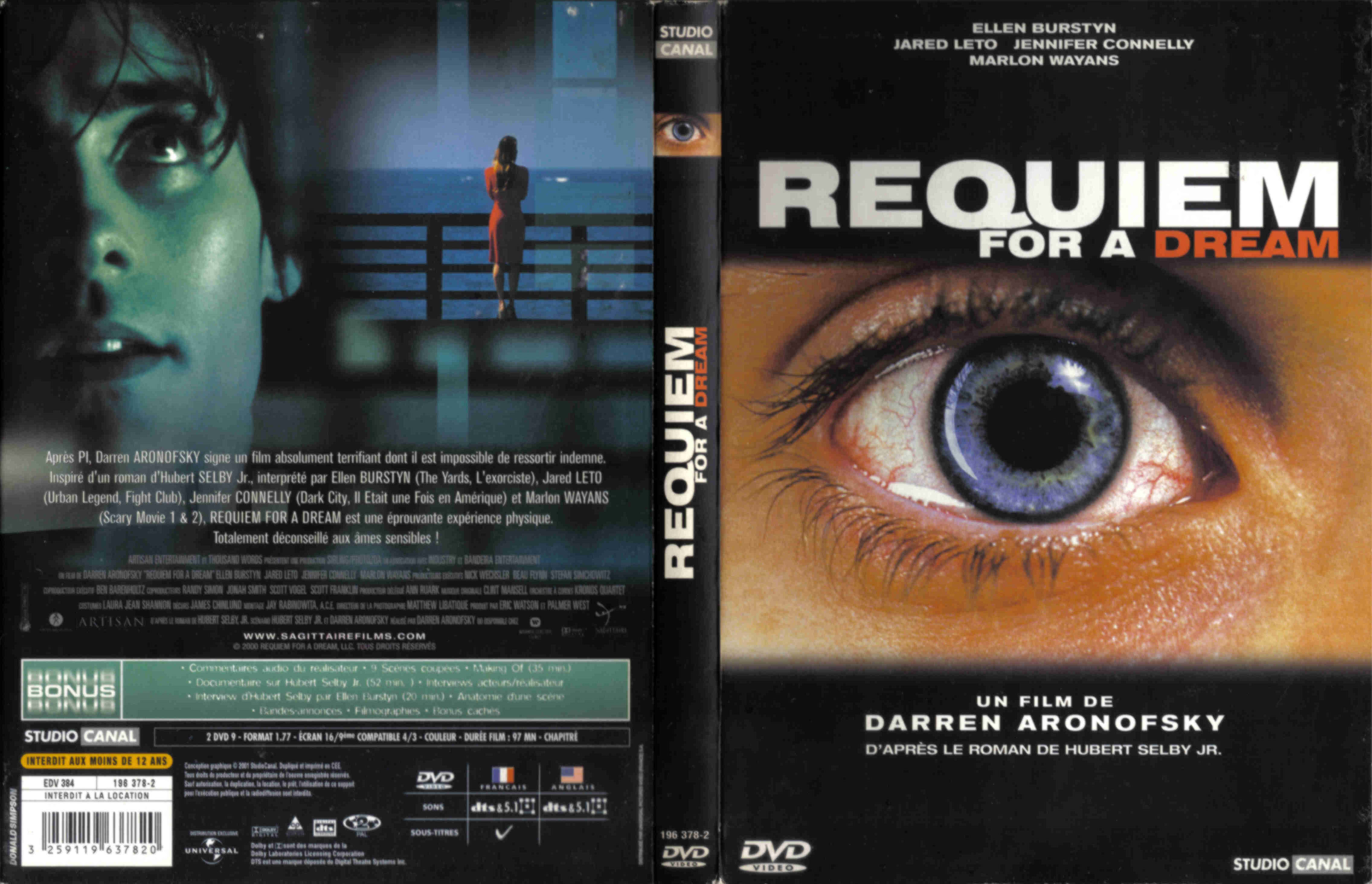 Jaquette DVD Requiem for a dream v3