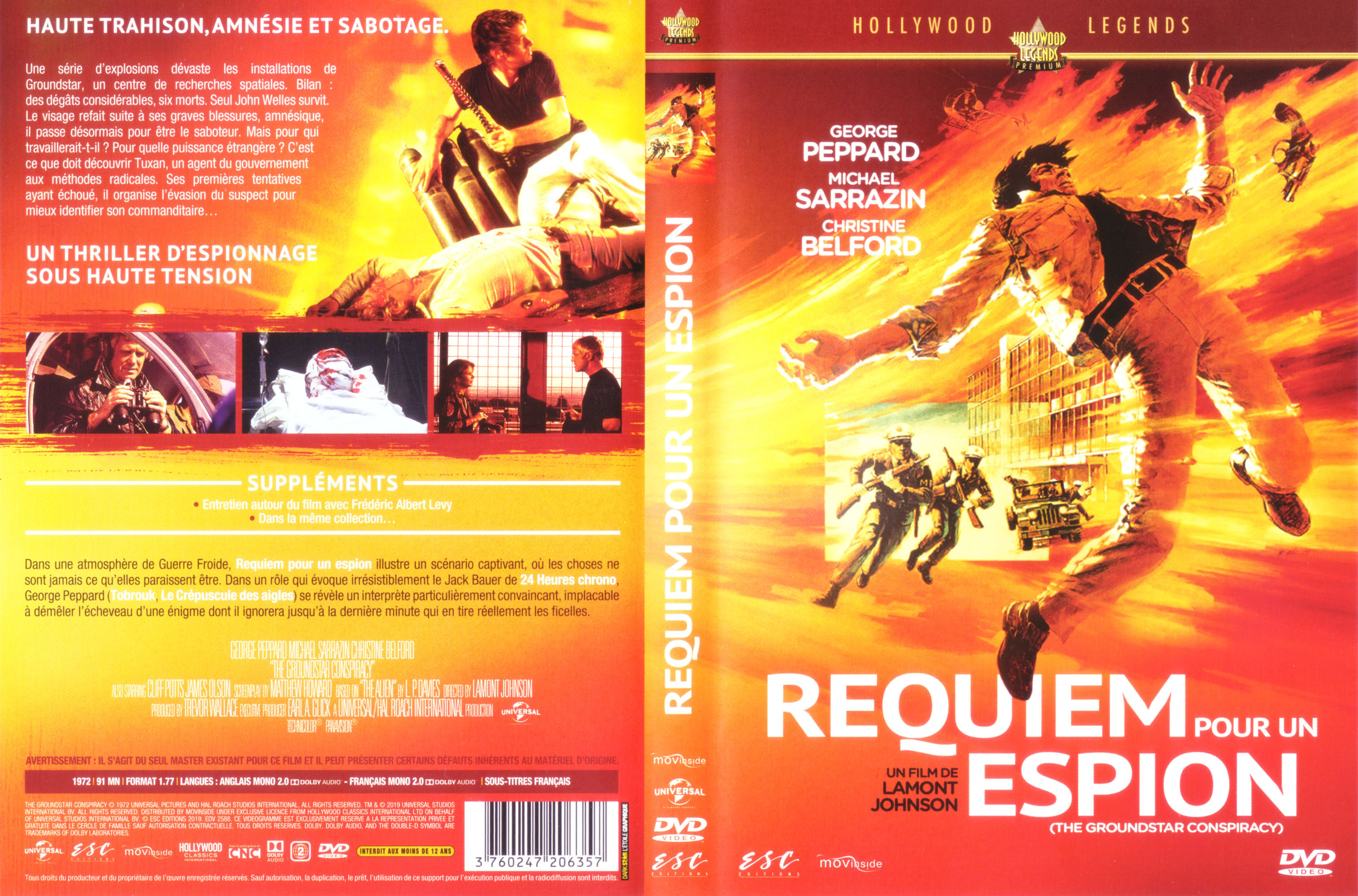 Jaquette DVD Requiem pour un espion