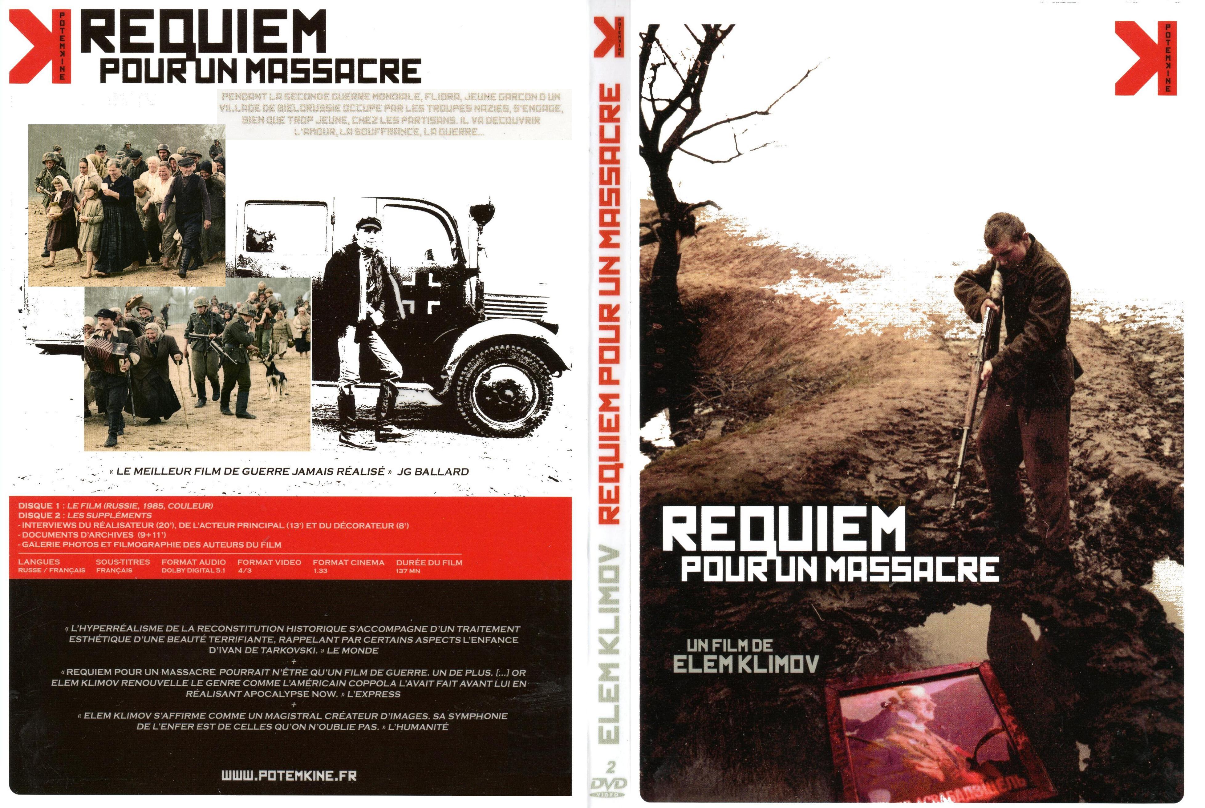 Jaquette DVD Requiem pour un massacre