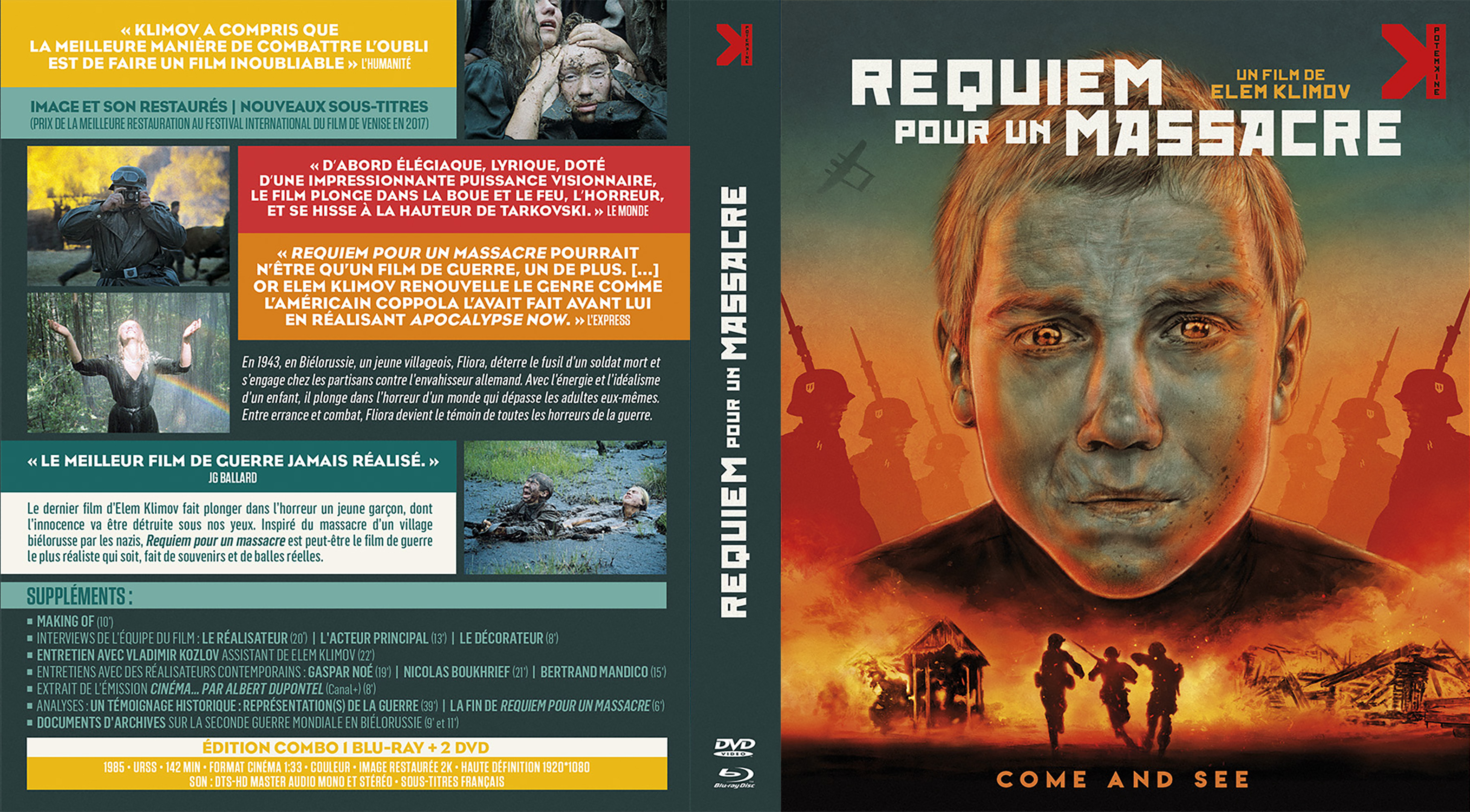 Jaquette DVD Requiem pour un massacre custom (BLU-RAY)