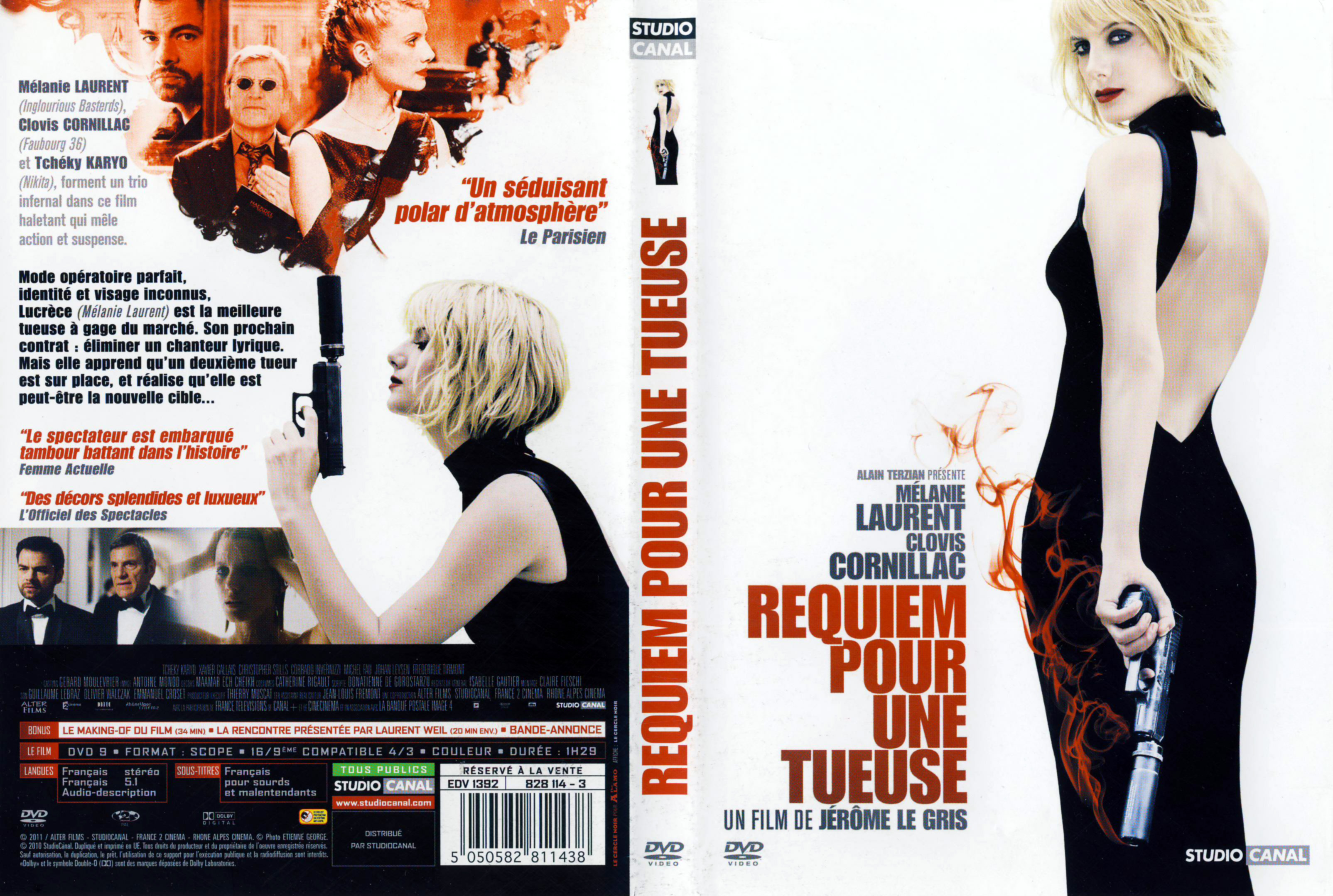 Jaquette DVD Requiem pour une tueuse