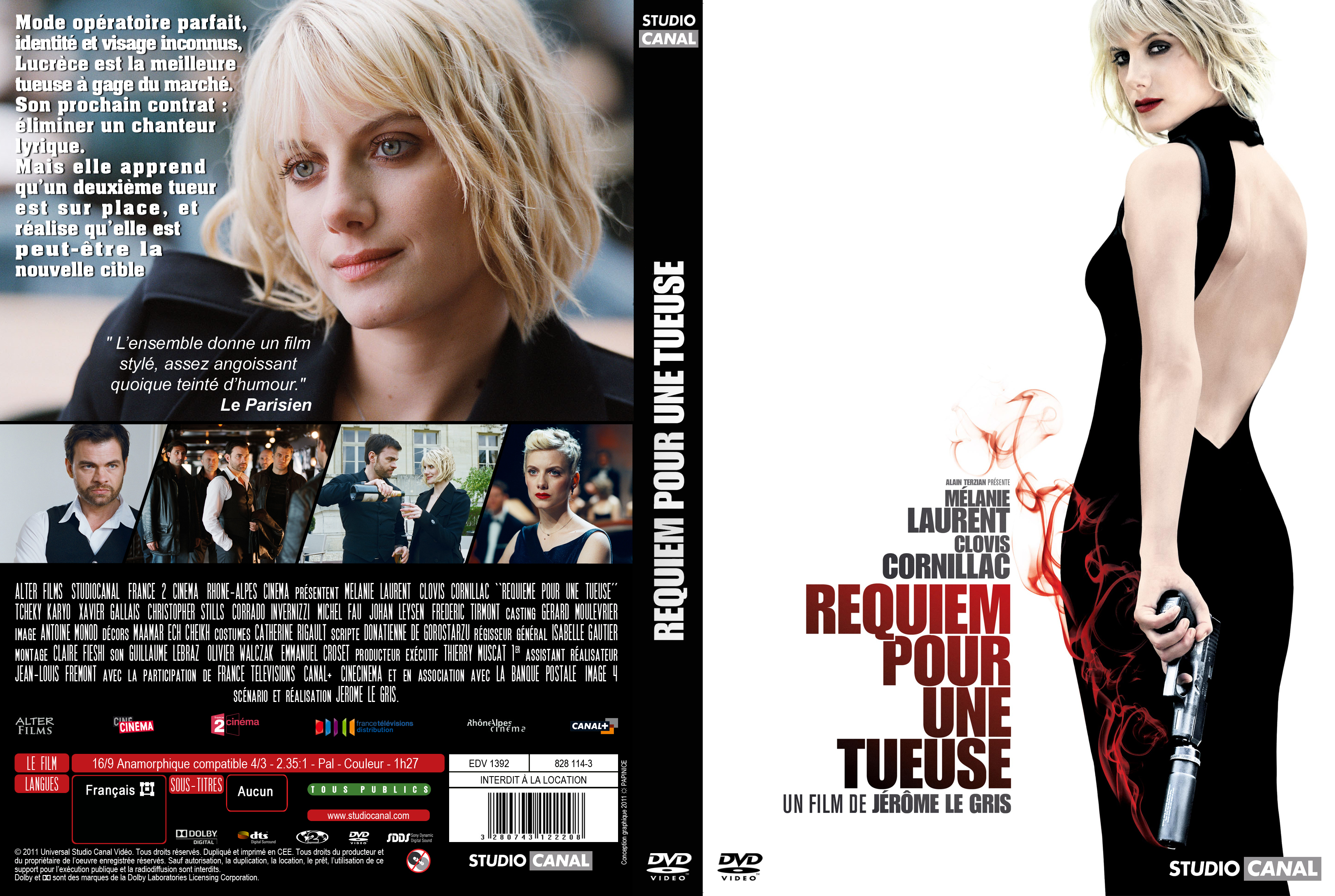 Jaquette DVD Requiem pour une tueuse custom